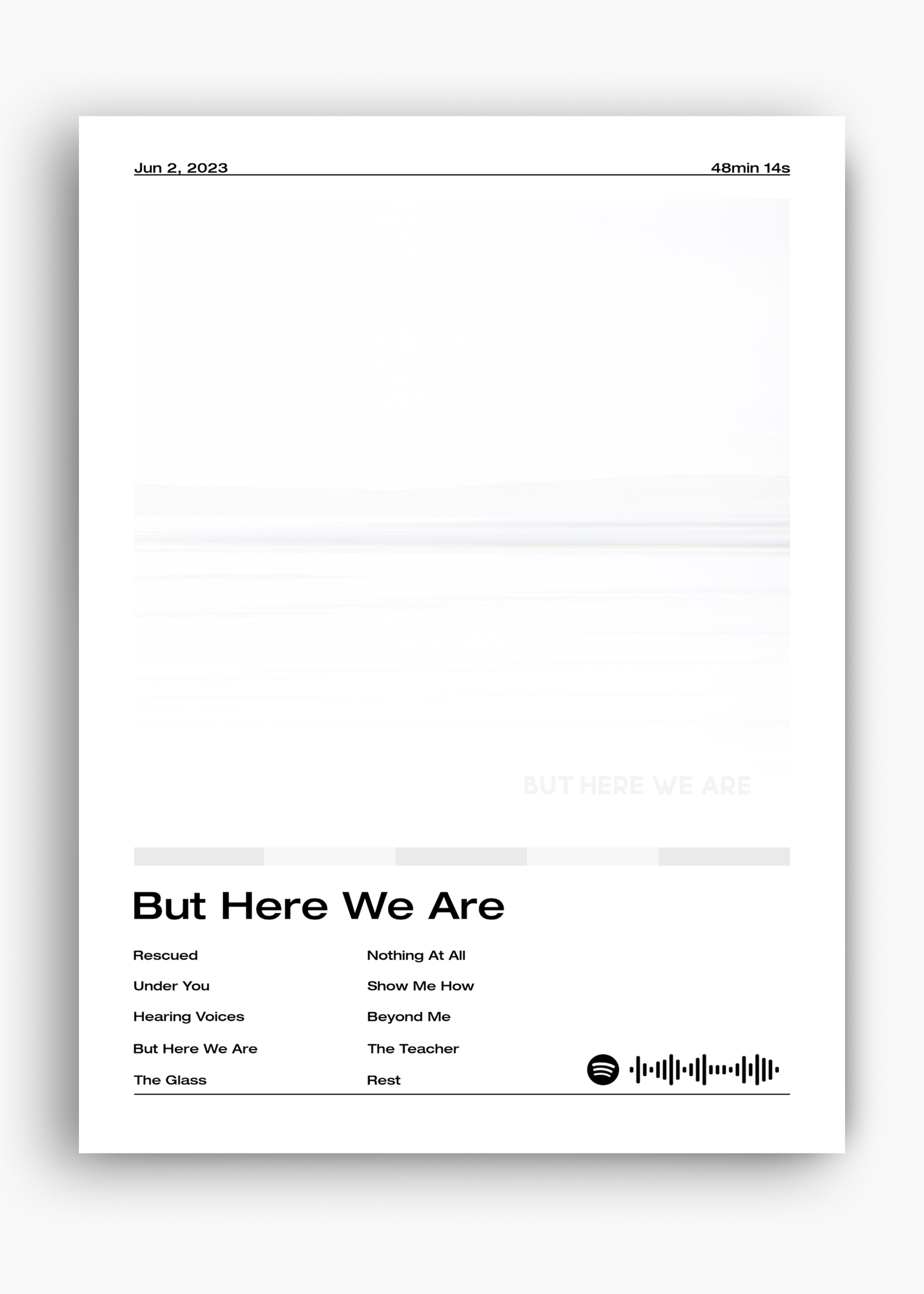Quadro Foo Fighters But Here We Are - 10