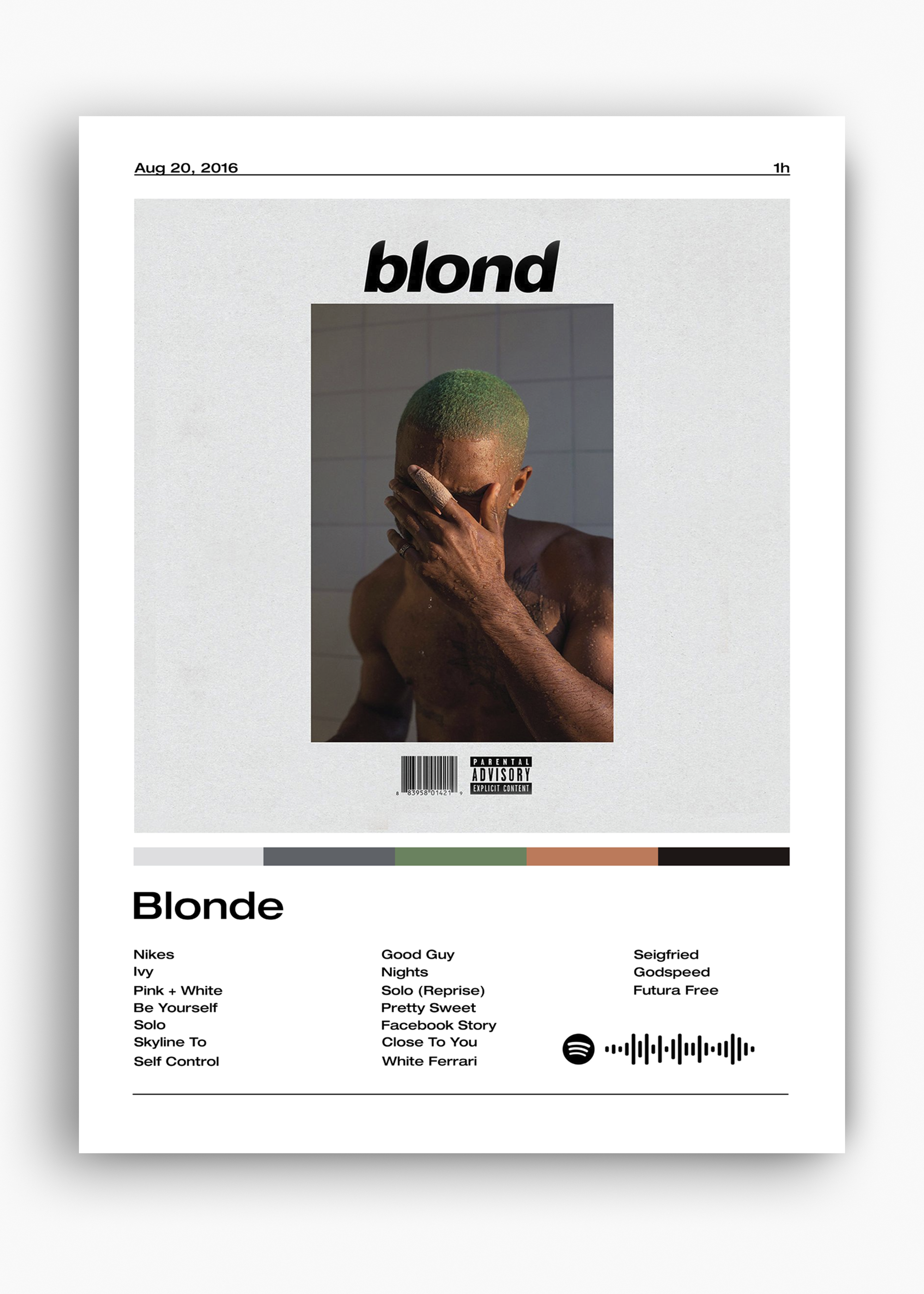 Quadro Frank Ocean Blonde - 10