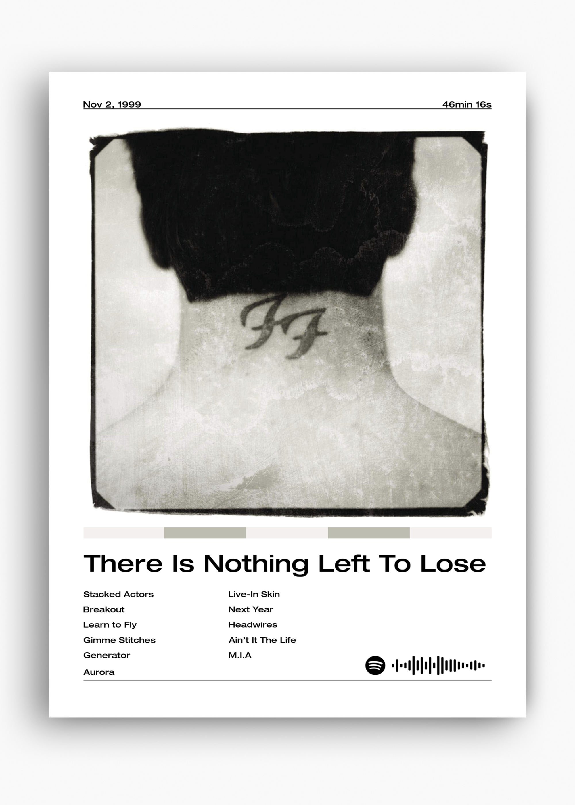Quadro Foo Fighters There Is Nothing Left to Lose - 10