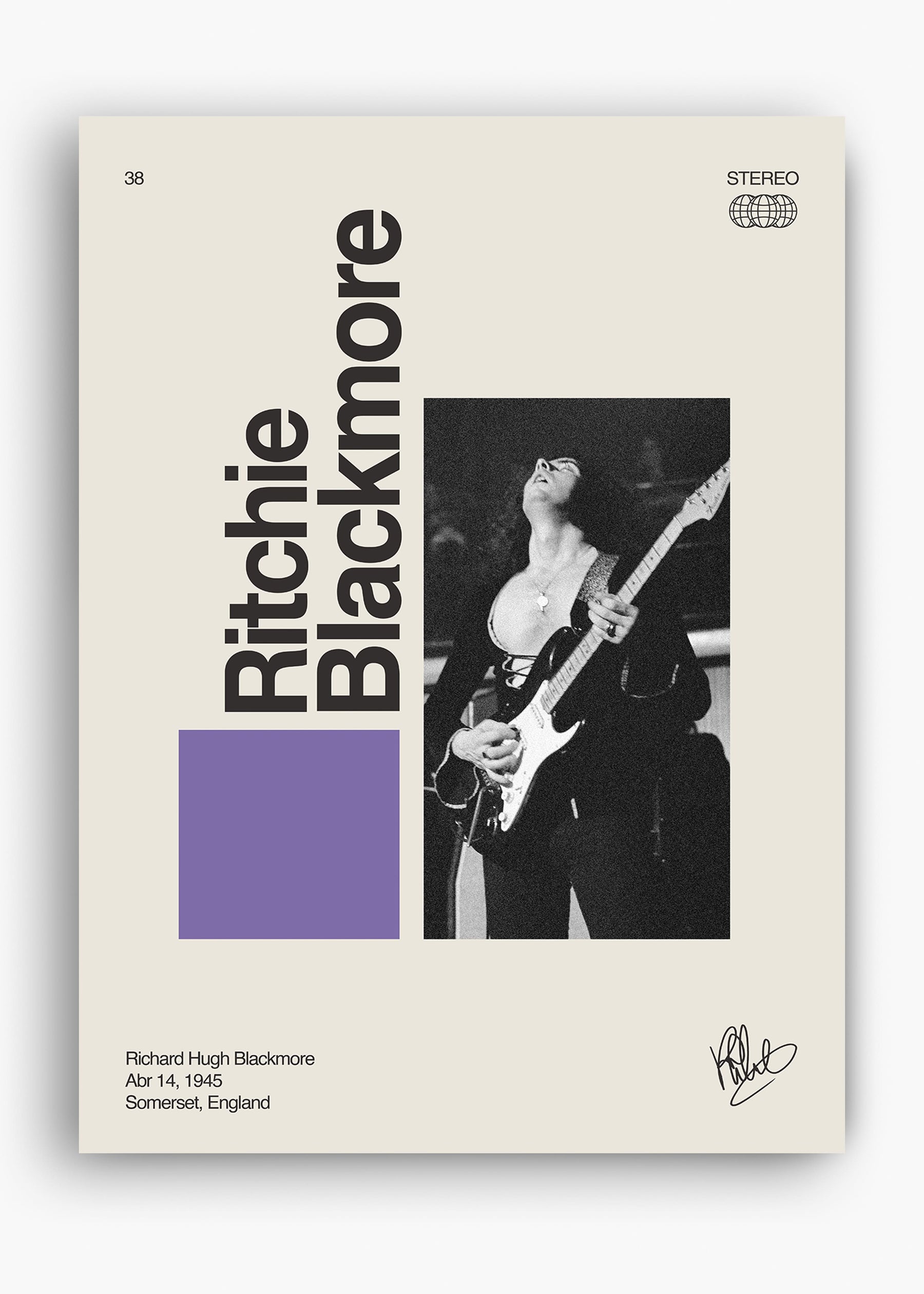 Quadro Signature Ritche Blackmore