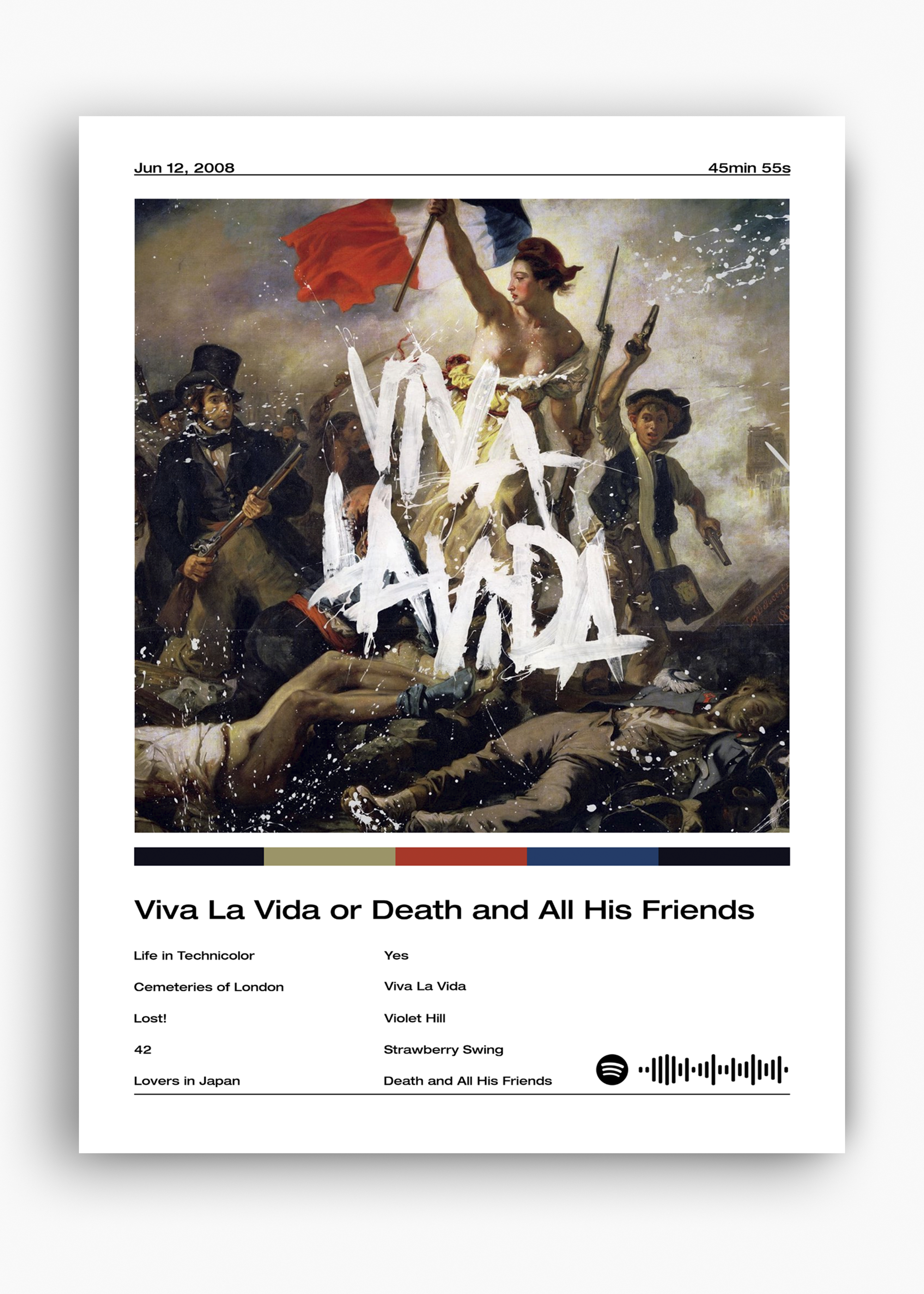 Quadro Coldplay Viva La Vida Or Death and All Hist Friends - 10