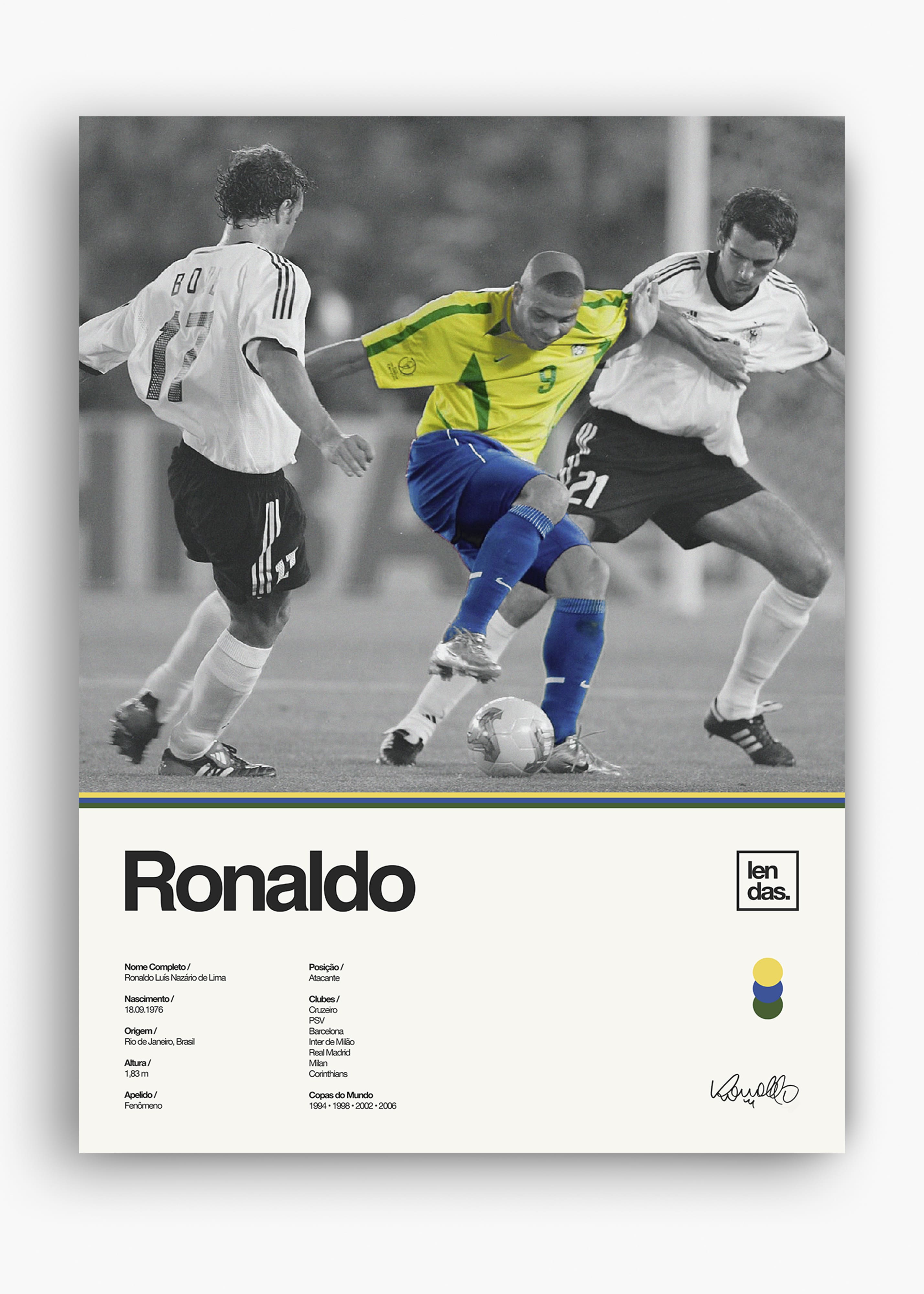 Quadro Ronaldo Fenômeno