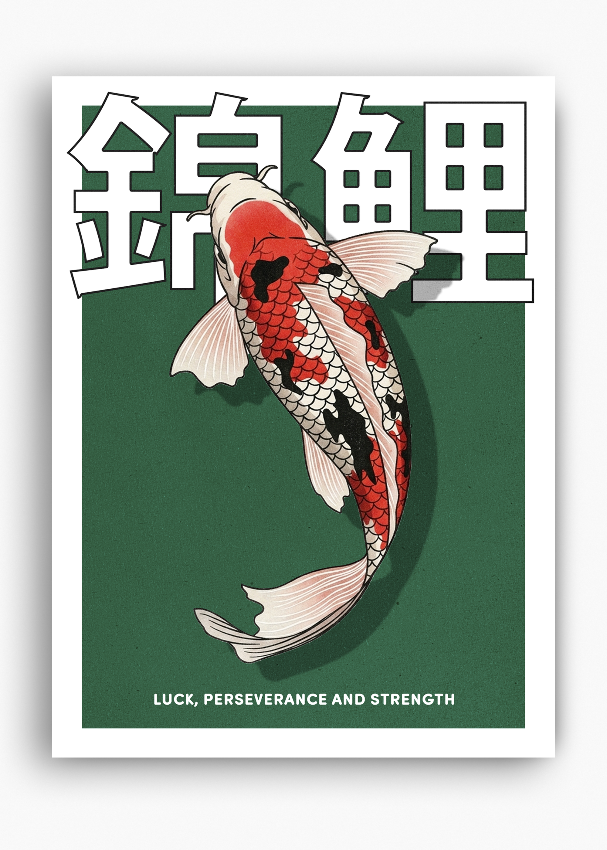 Quadro Green Koi - 10