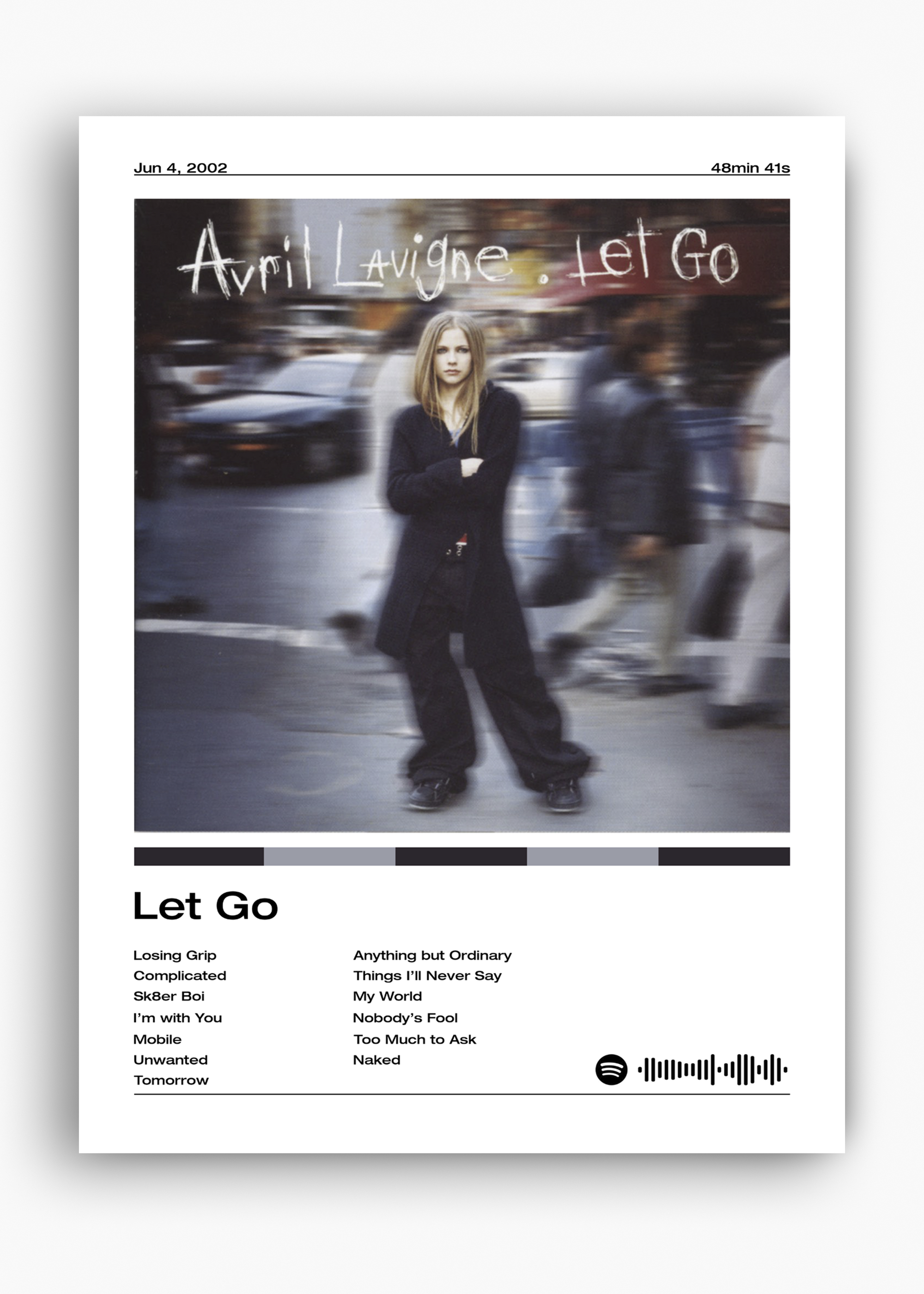 Quadro Avril Lavigne Let Go - 10