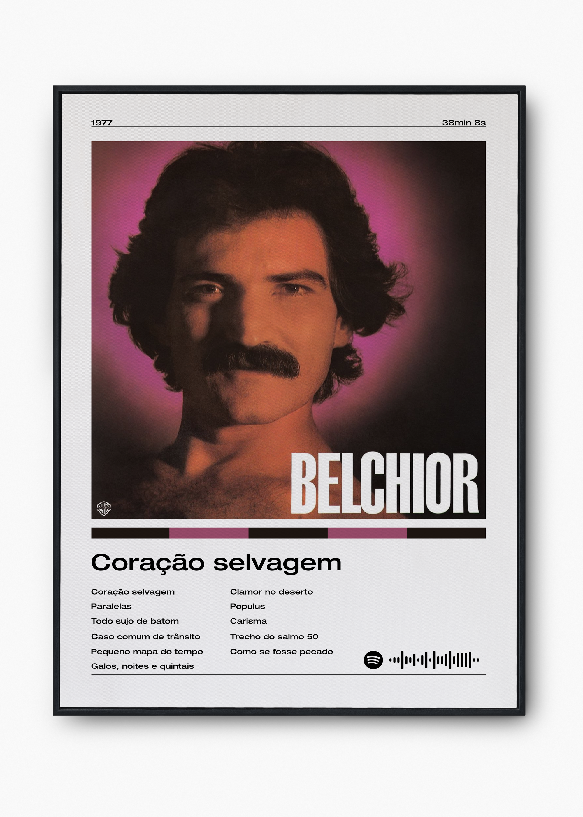 Quadro Belchior Coração selvagem - 1