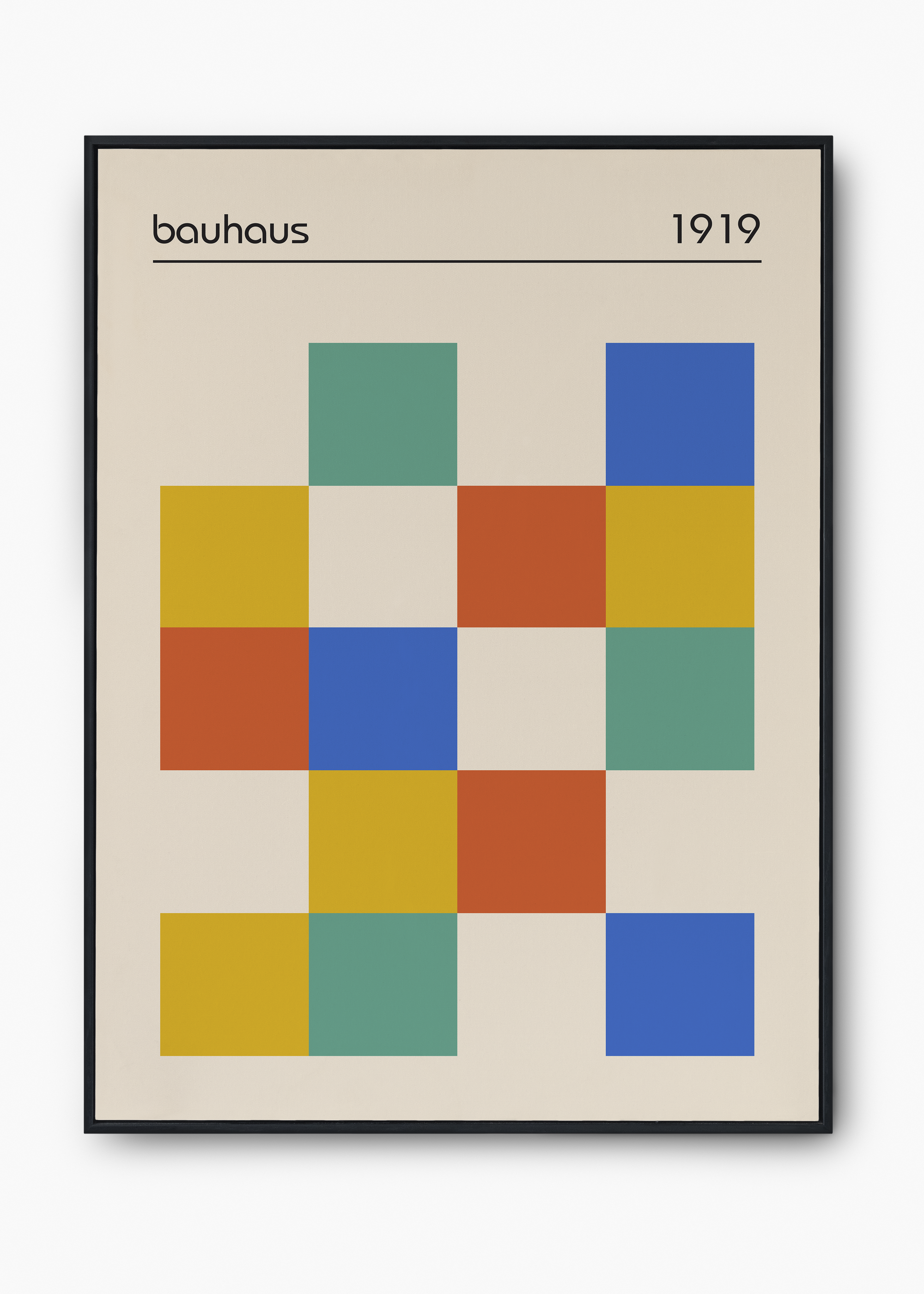 Quadro Bauhaus Structural Form - 1