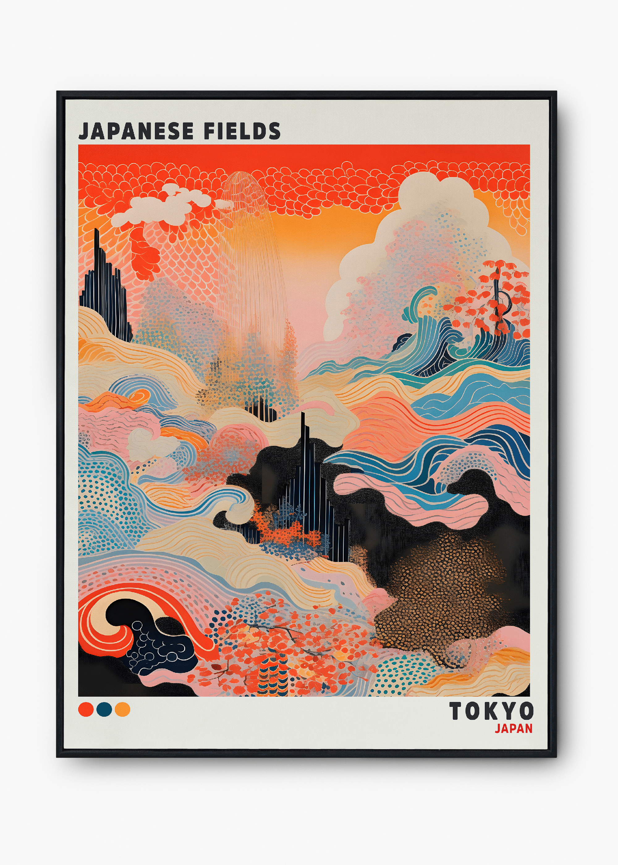 Quadro Japones Fields - 1