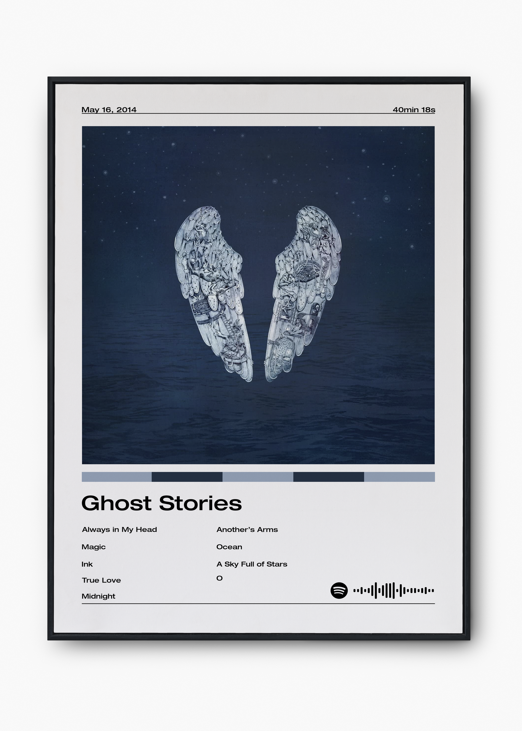 Quadro Coldplay Ghost Stories - 1