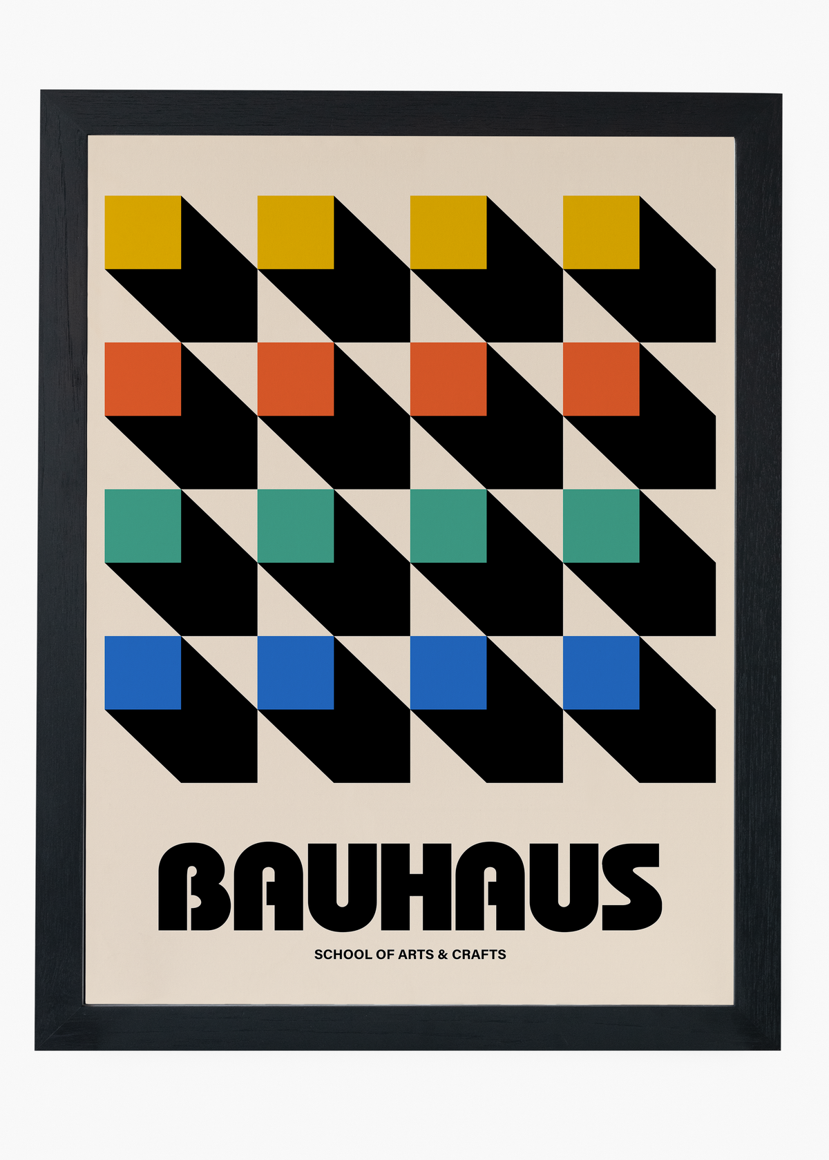 Quadro Bauhaus Bold Abstraction - 1
