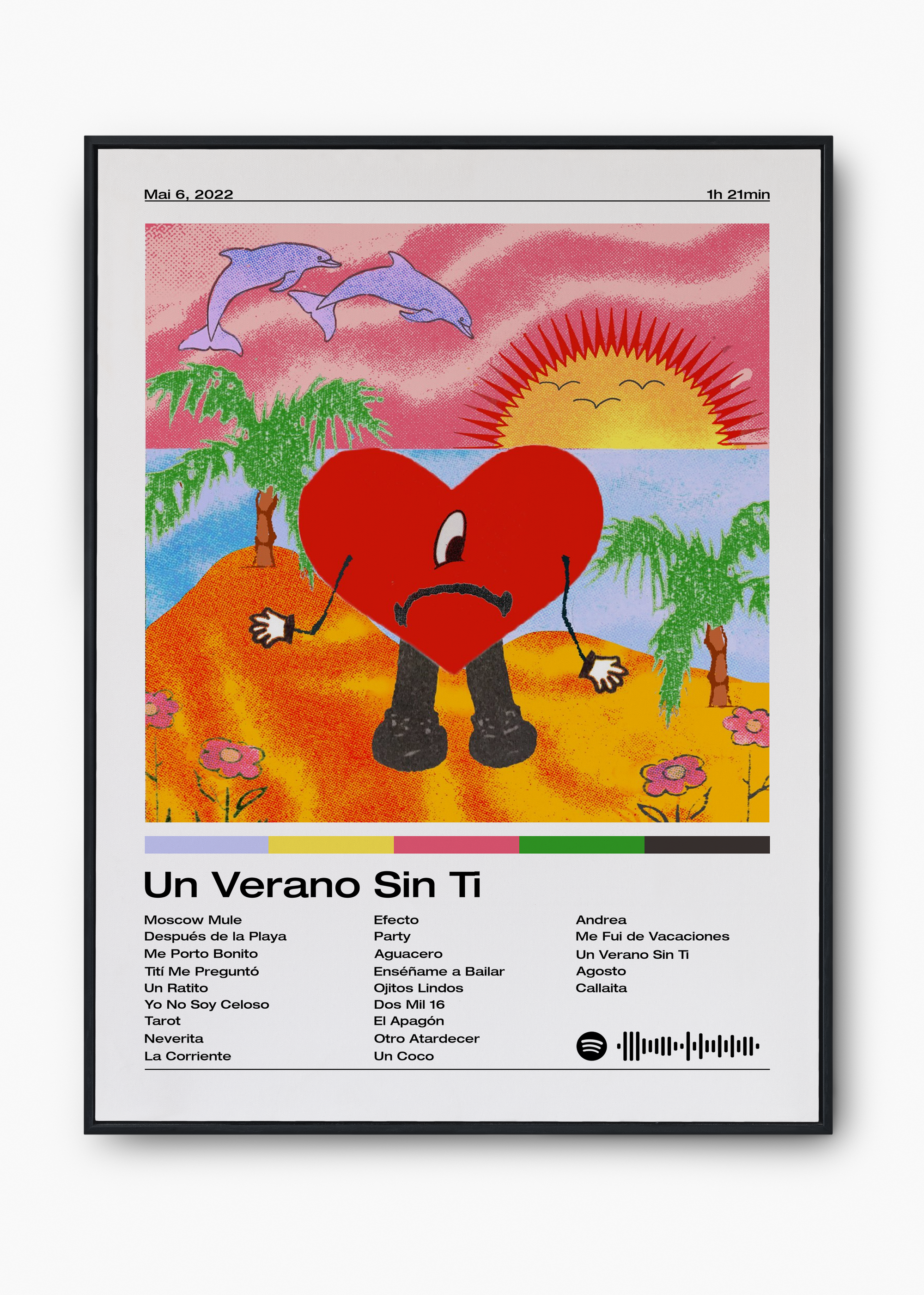 Quadro Bad Bunny Un Verano Sin Ti - 1