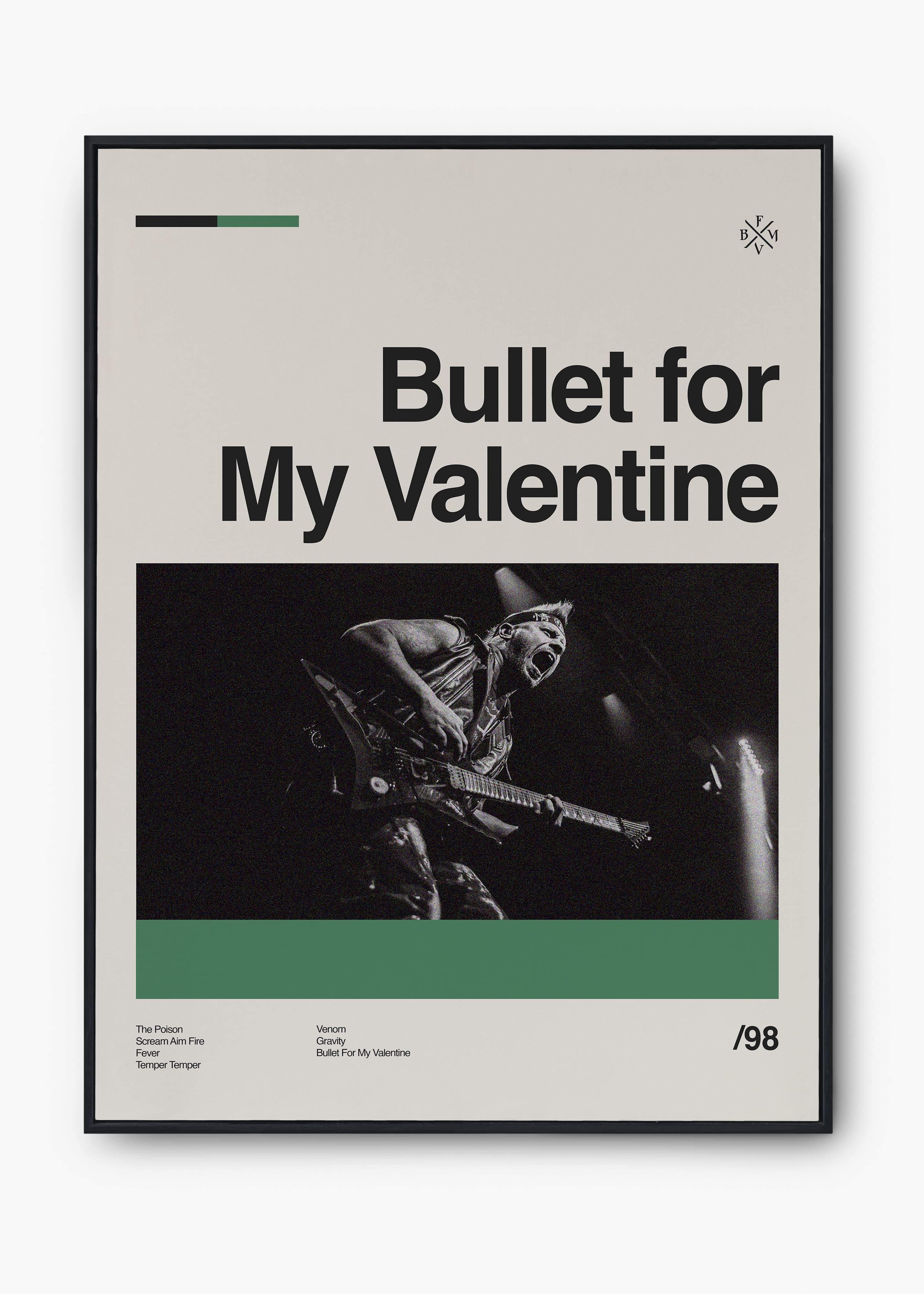 Quadro Bullet For My Valentine Banda