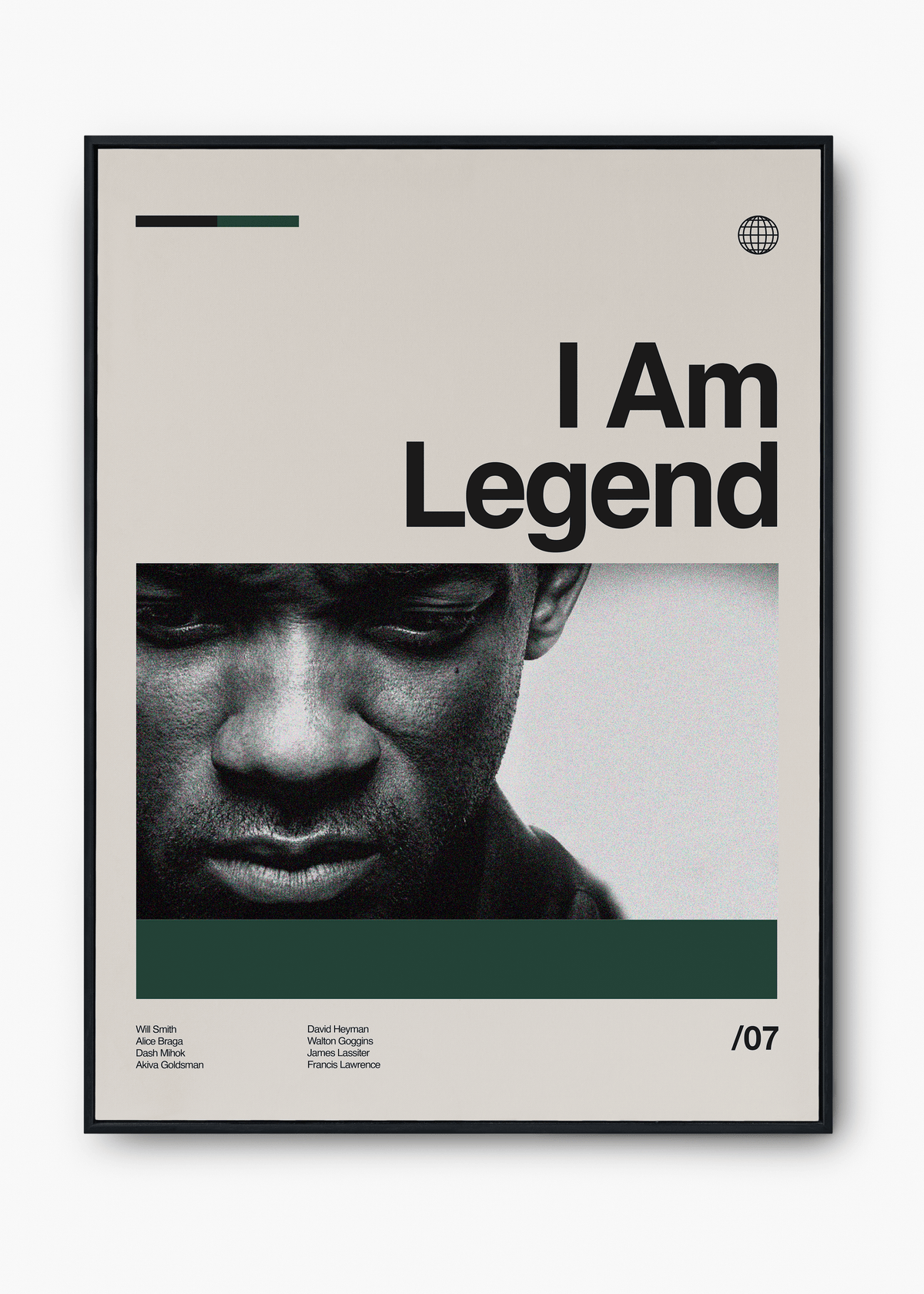Quadro Eu Sou a Lenda - I Am Legend