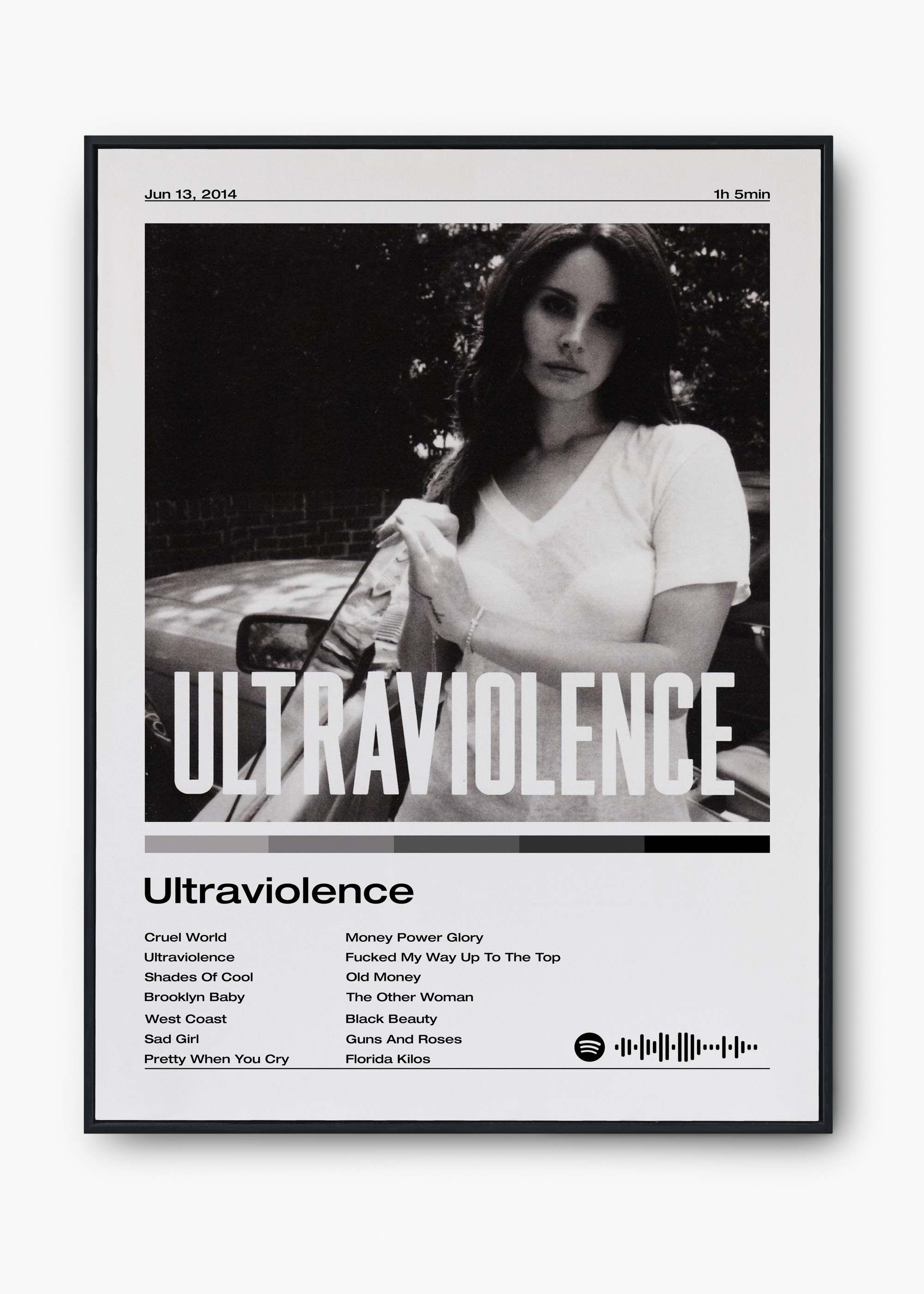 Quadro Lana Del Rey Ultraviolence - 1