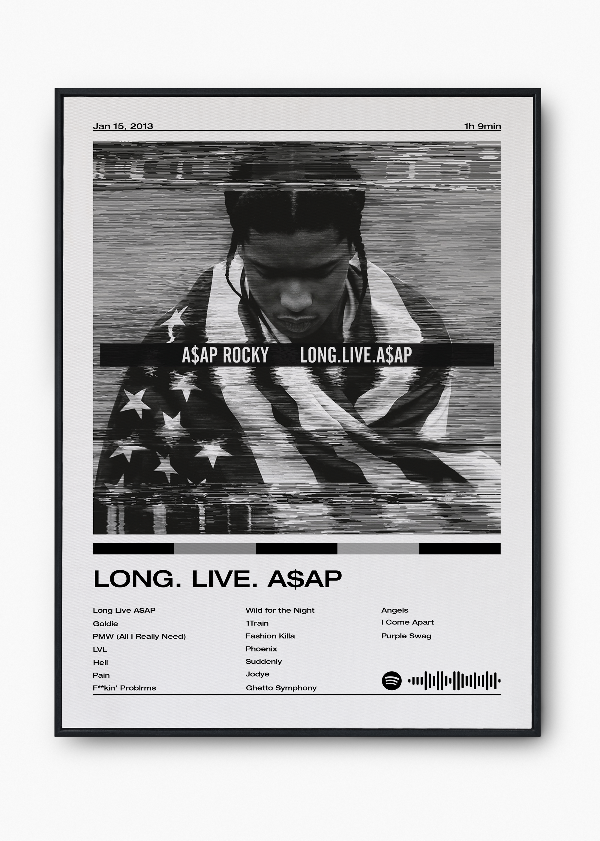 Quadro A$AP Rocky Long. Live - 1