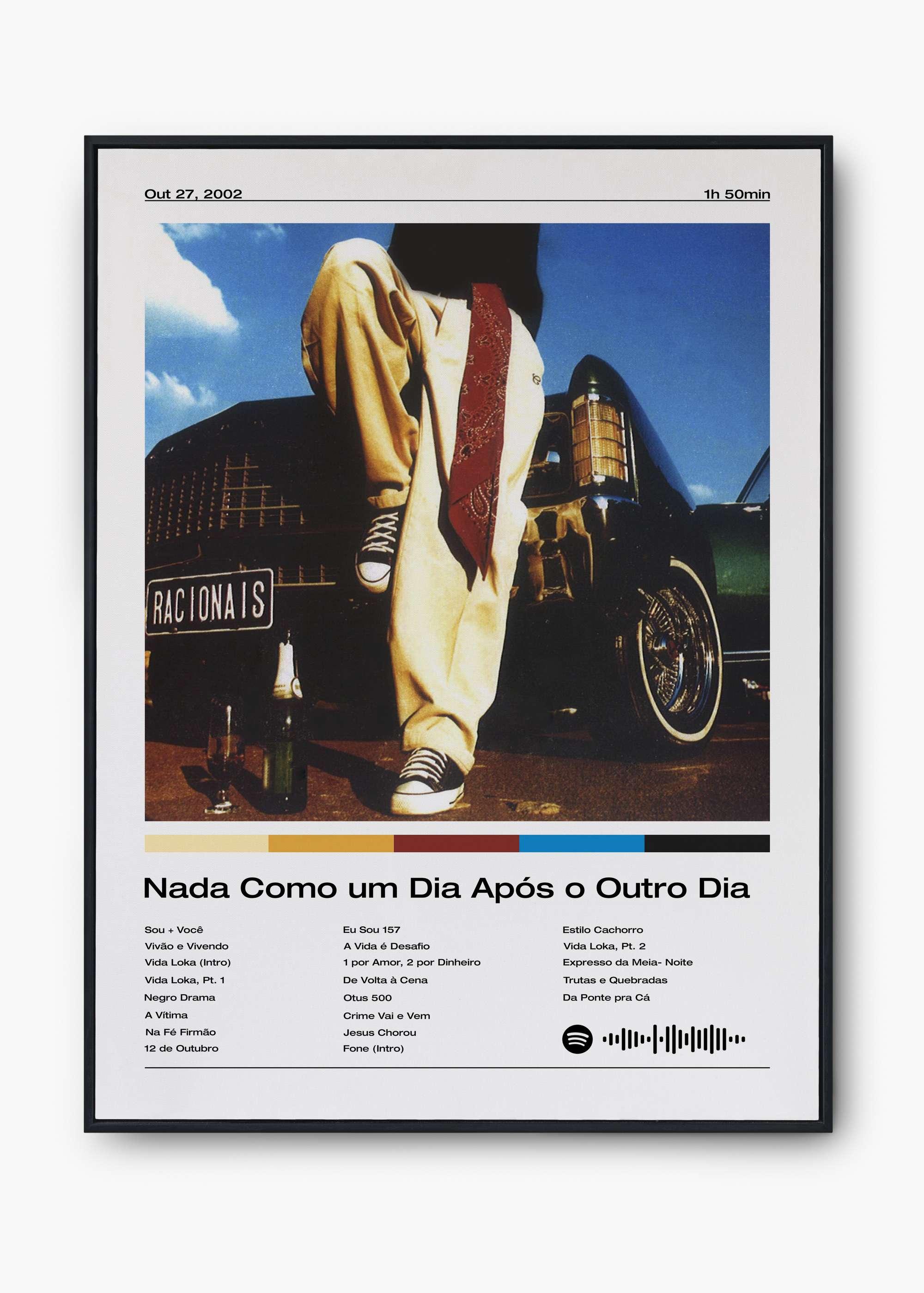 Quadro Racionais Nada Como um Dia Após o Outro Dia - 1