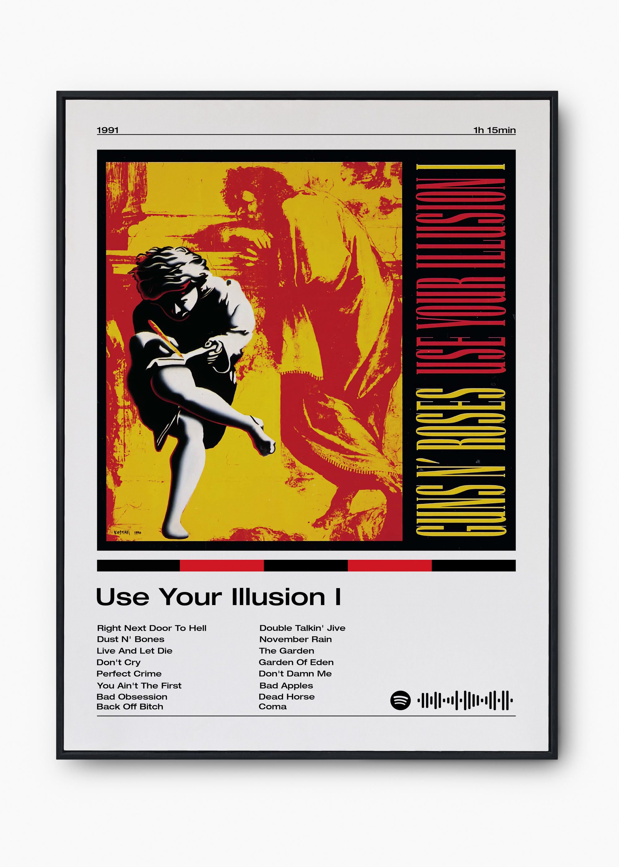 Quadro Guns N' Roses Use Your Illusion - 1