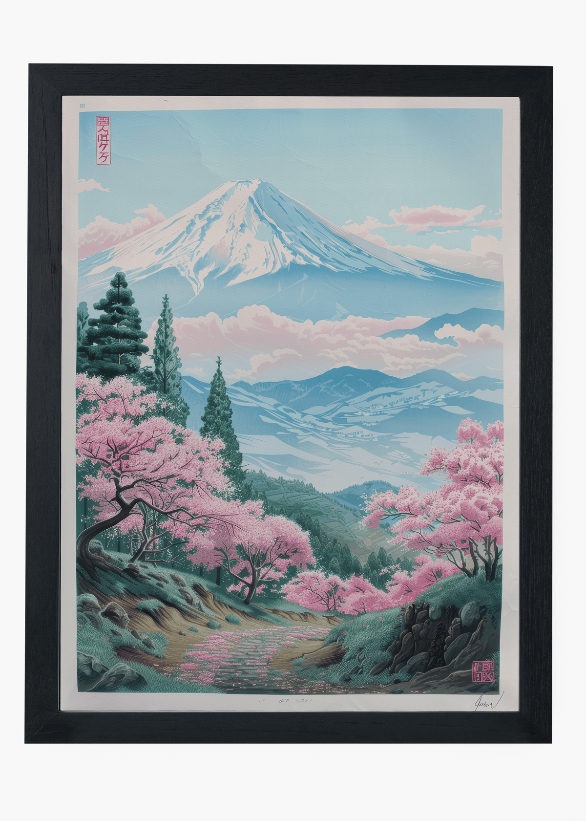 Quadro Japonês The Haru Road