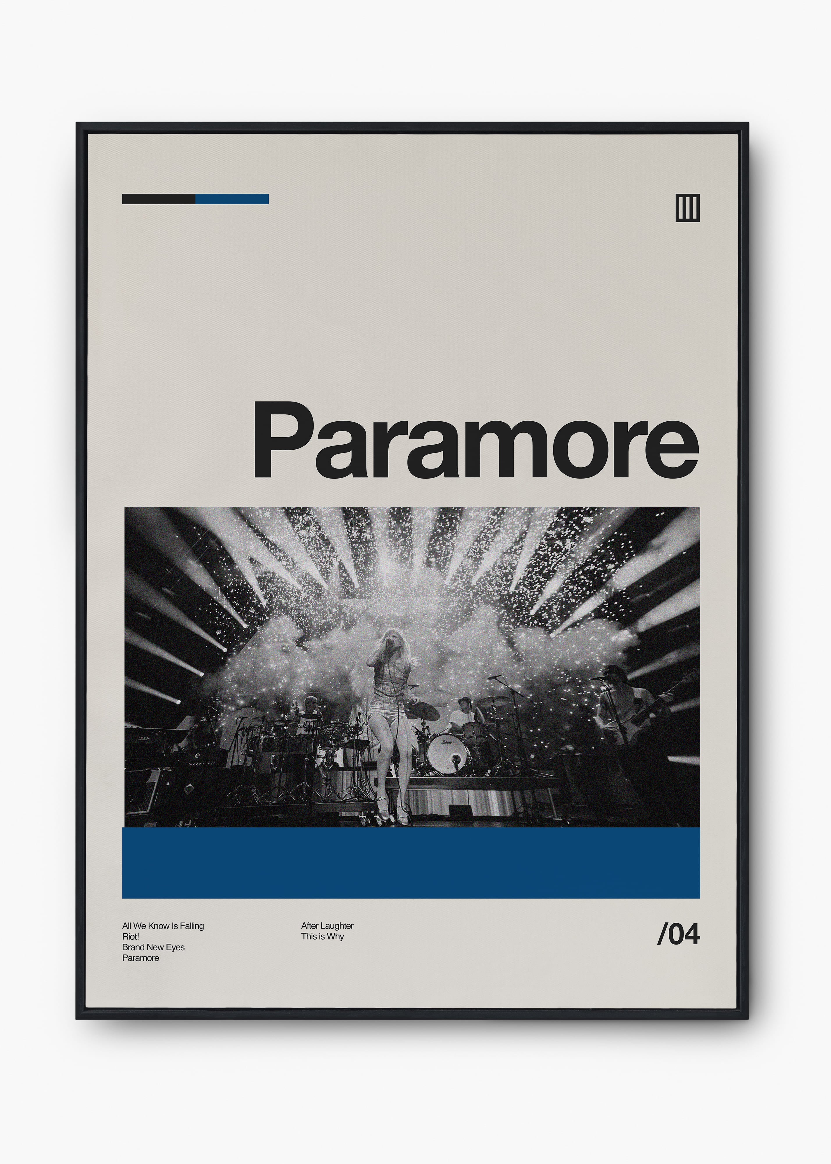 Quadro Paramore Banda