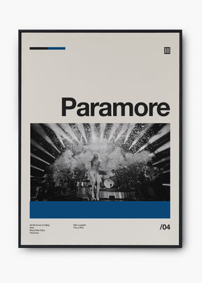 Quadro Paramore Banda
