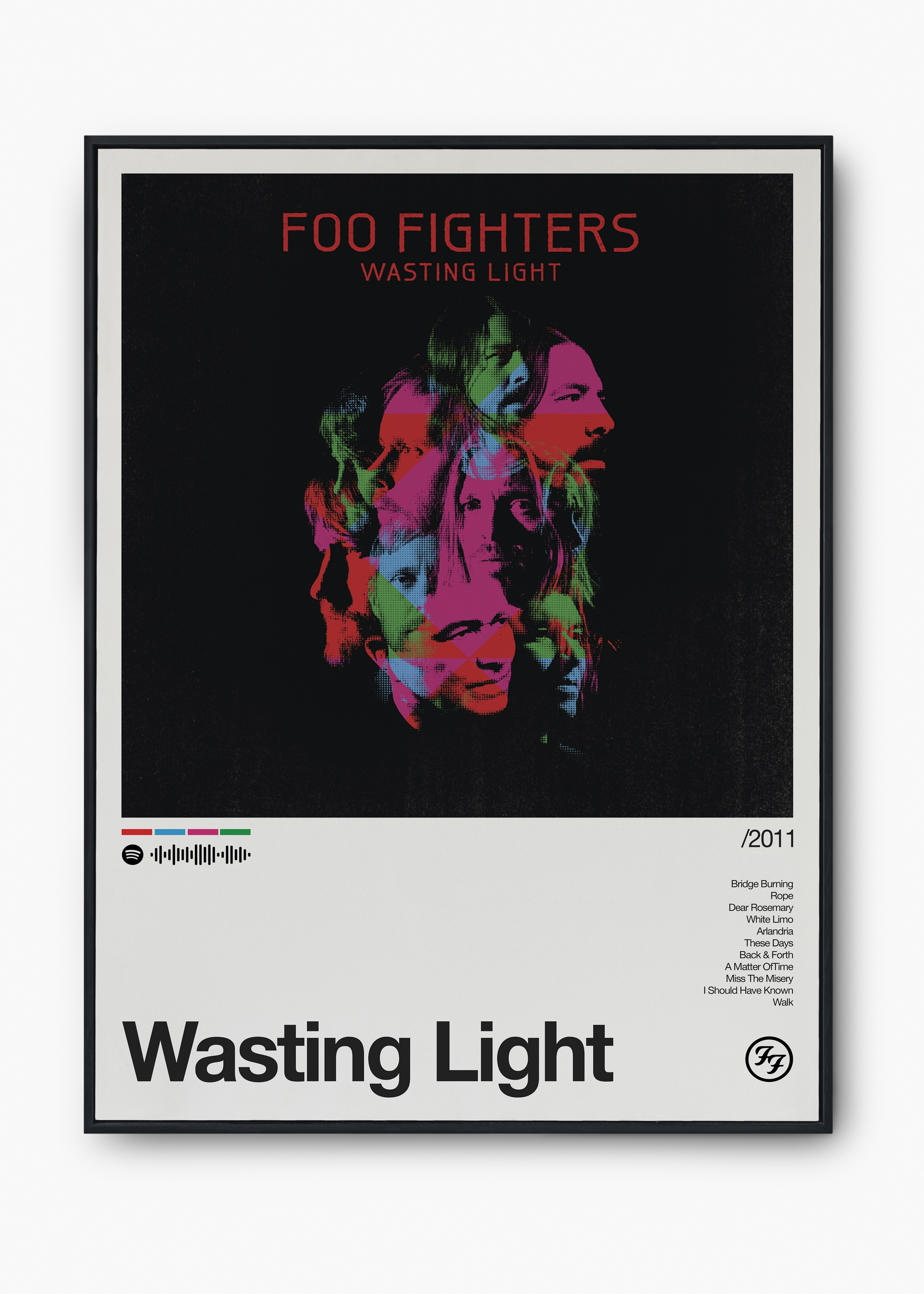 Quadro Foo Fighters Wasting Light II - 1
