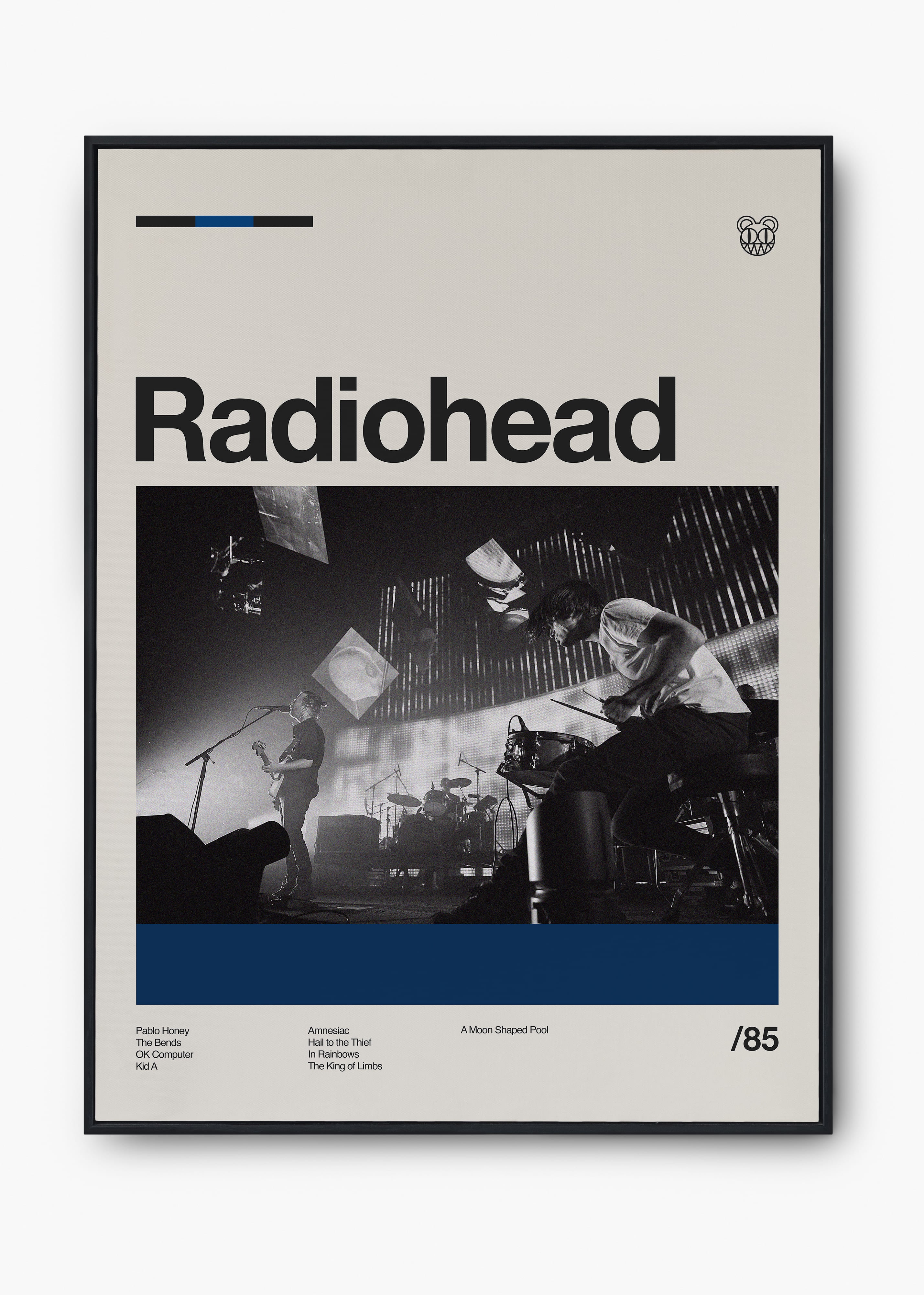Quadro Radiohead Banda