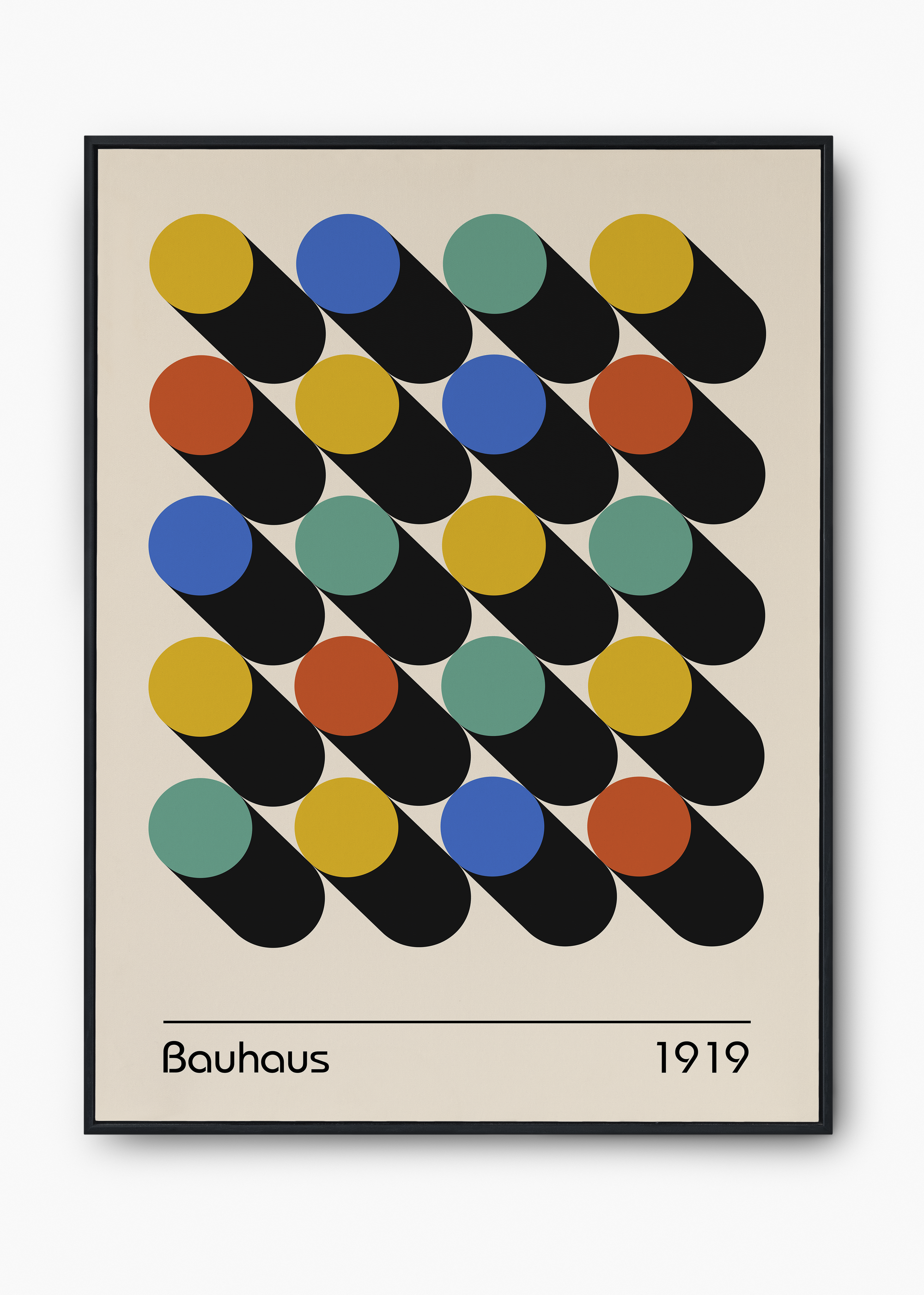 Quadro Bauhaus Spatial Tension - 1