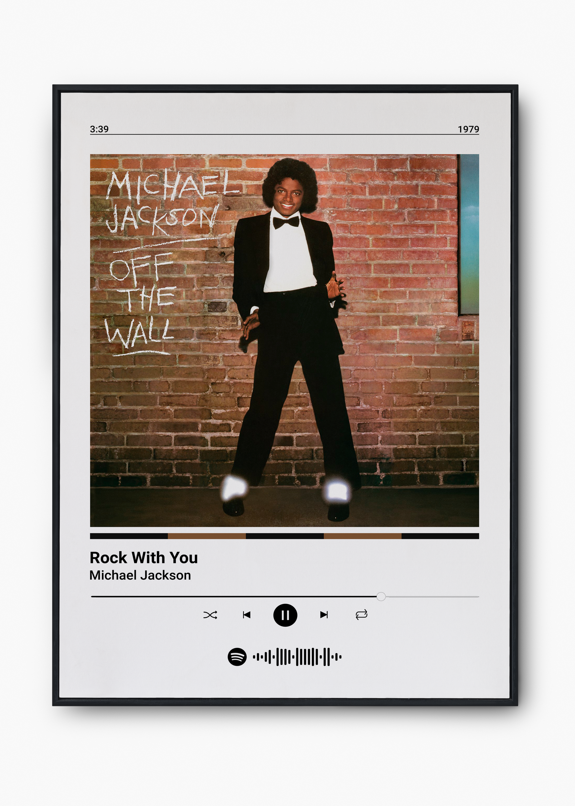 Quadro  Michael Jackson Rock With You - 1