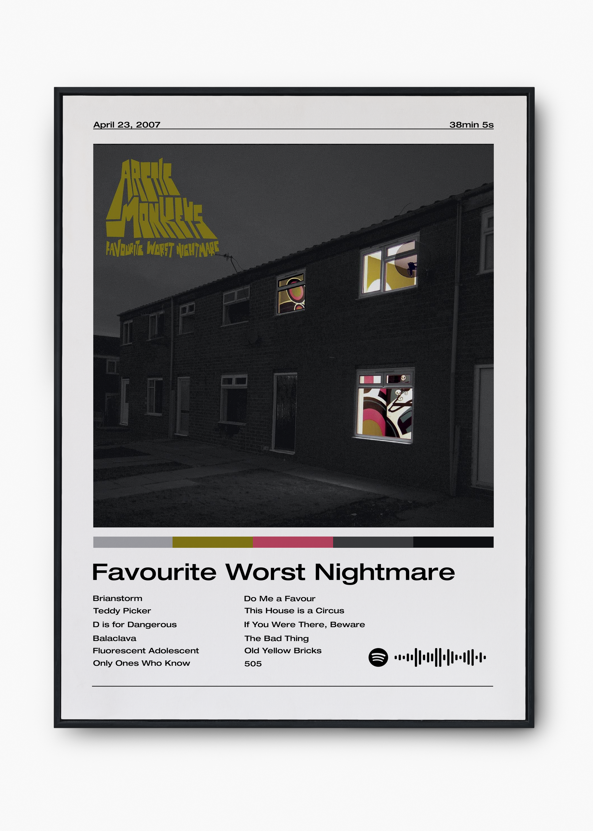 Quadro Arctic Monkeys Favourite Worst Nightmare - 1