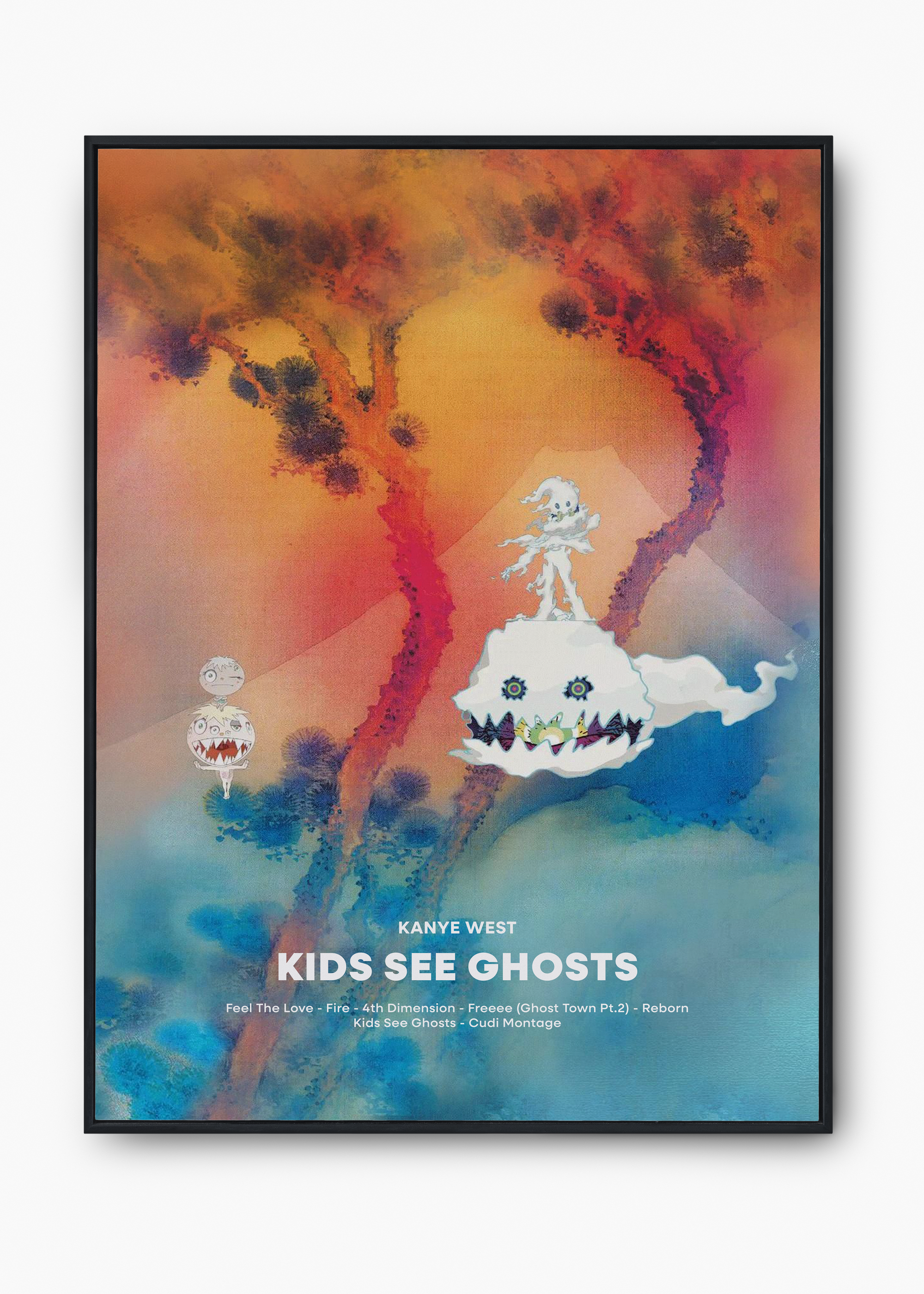 Quadro Kanye West Kids See Ghosts Capa - 1