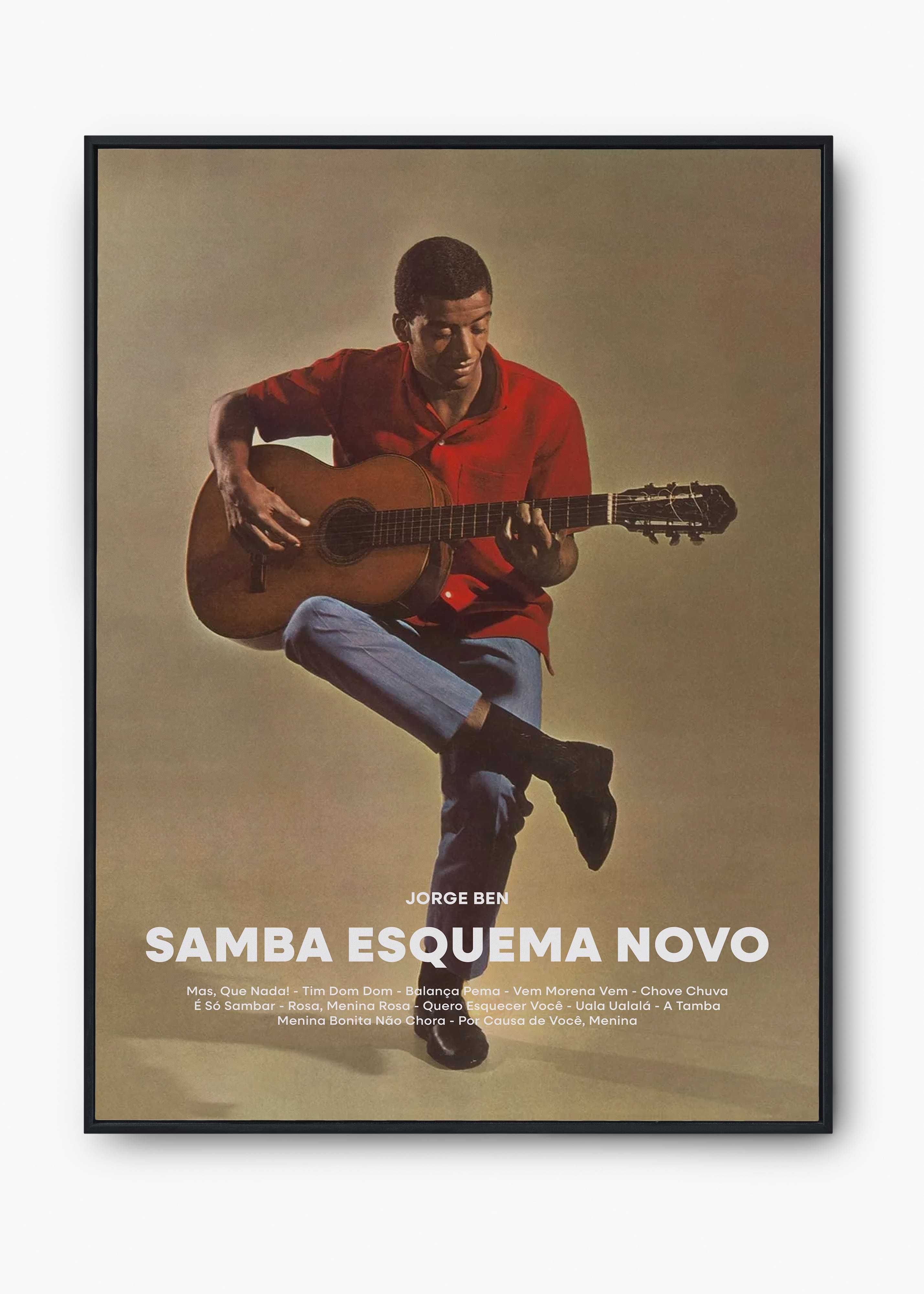 Quadro Jorge Ben Samba Esquema Novo Capa