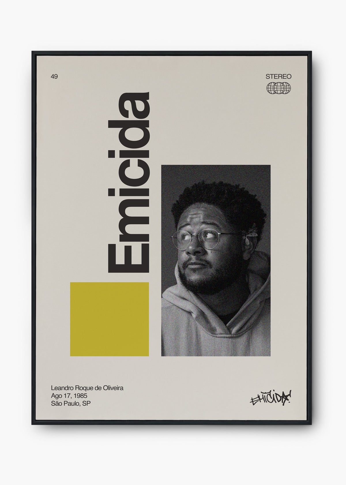 Quadro Signature Emicida