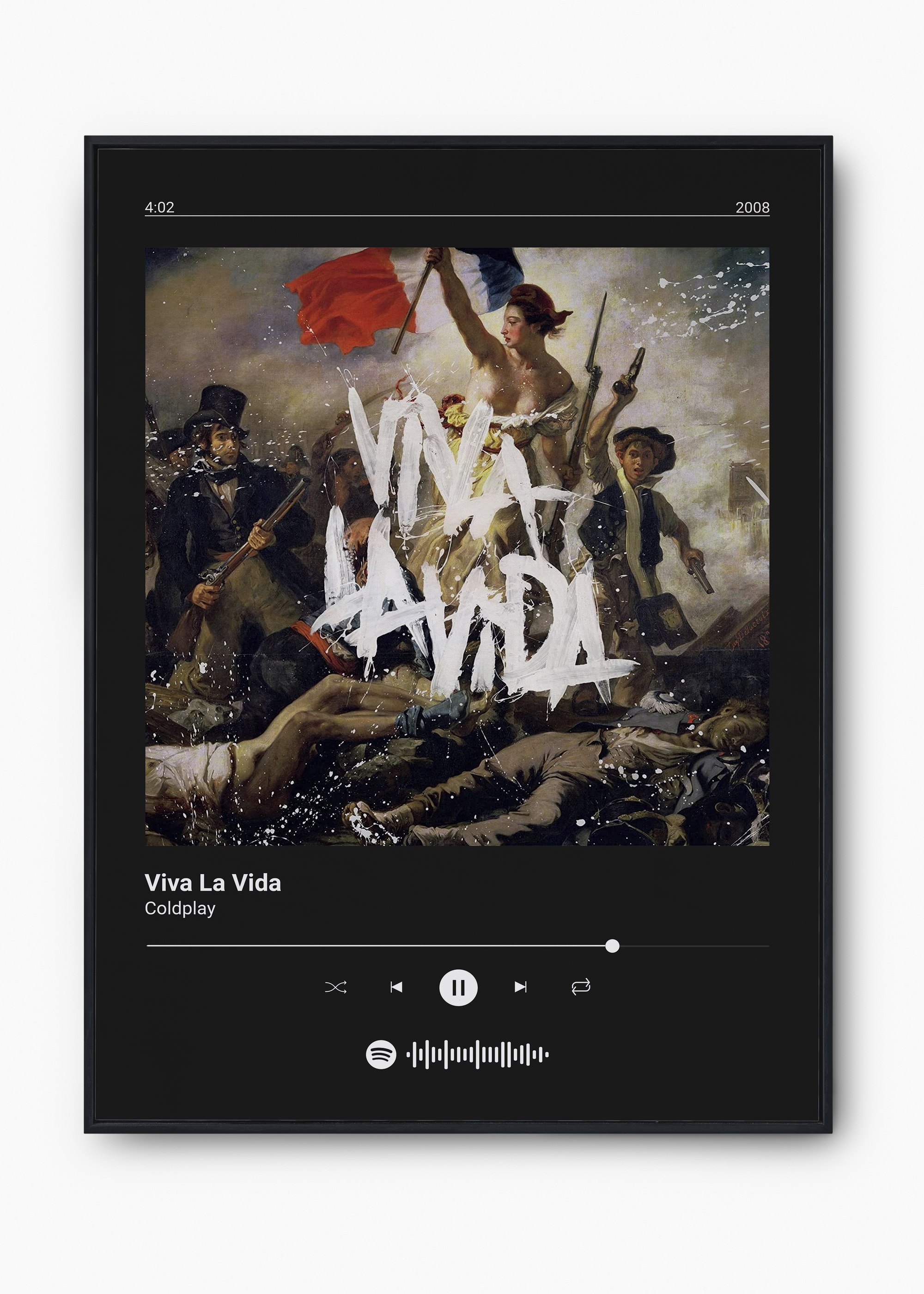 Quadro Coldplay Viva La Vida - 1