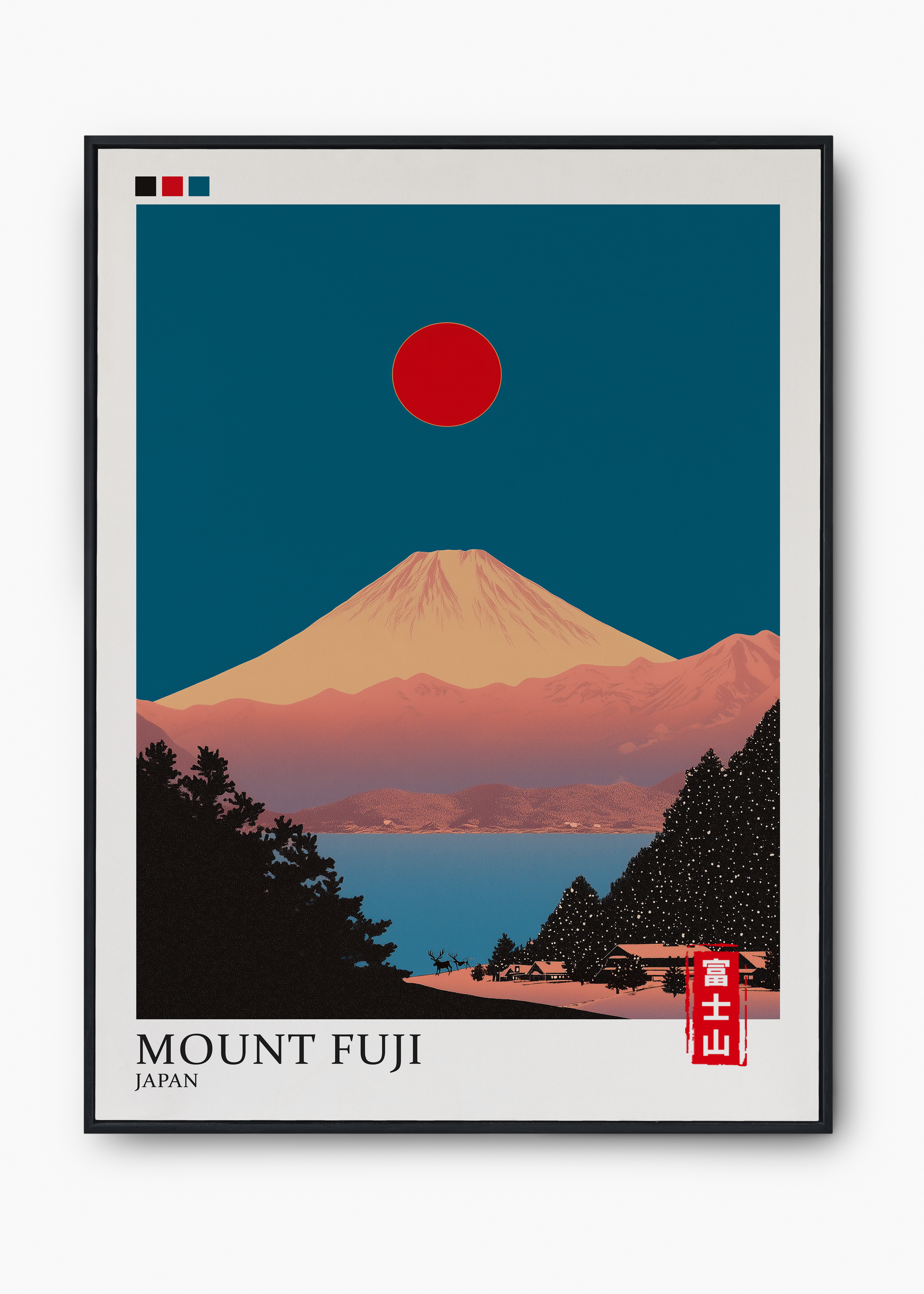 Quadro Japones Mount Fuji - 1