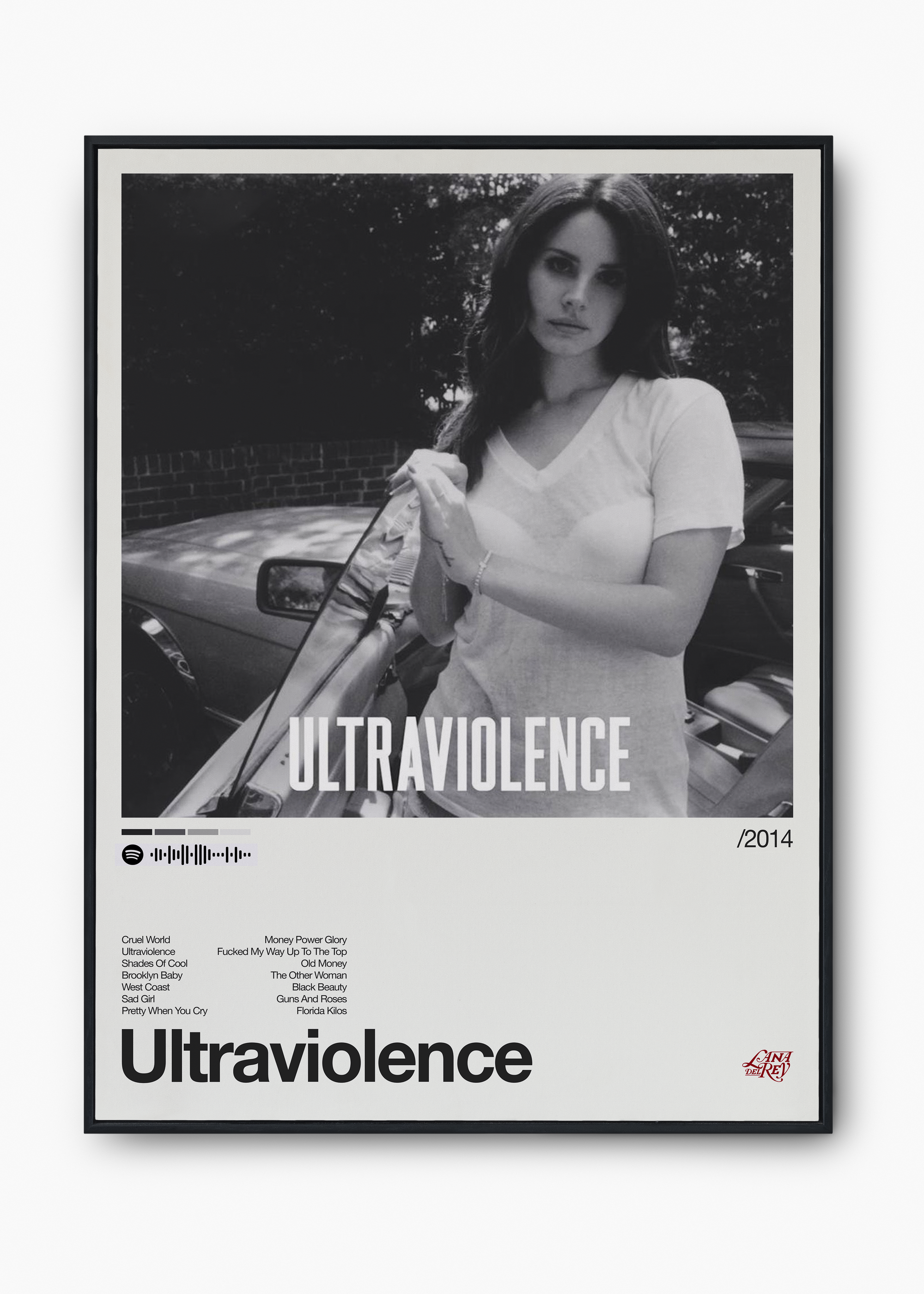Quadro Lana Del Rey Ultraviolence II - 1