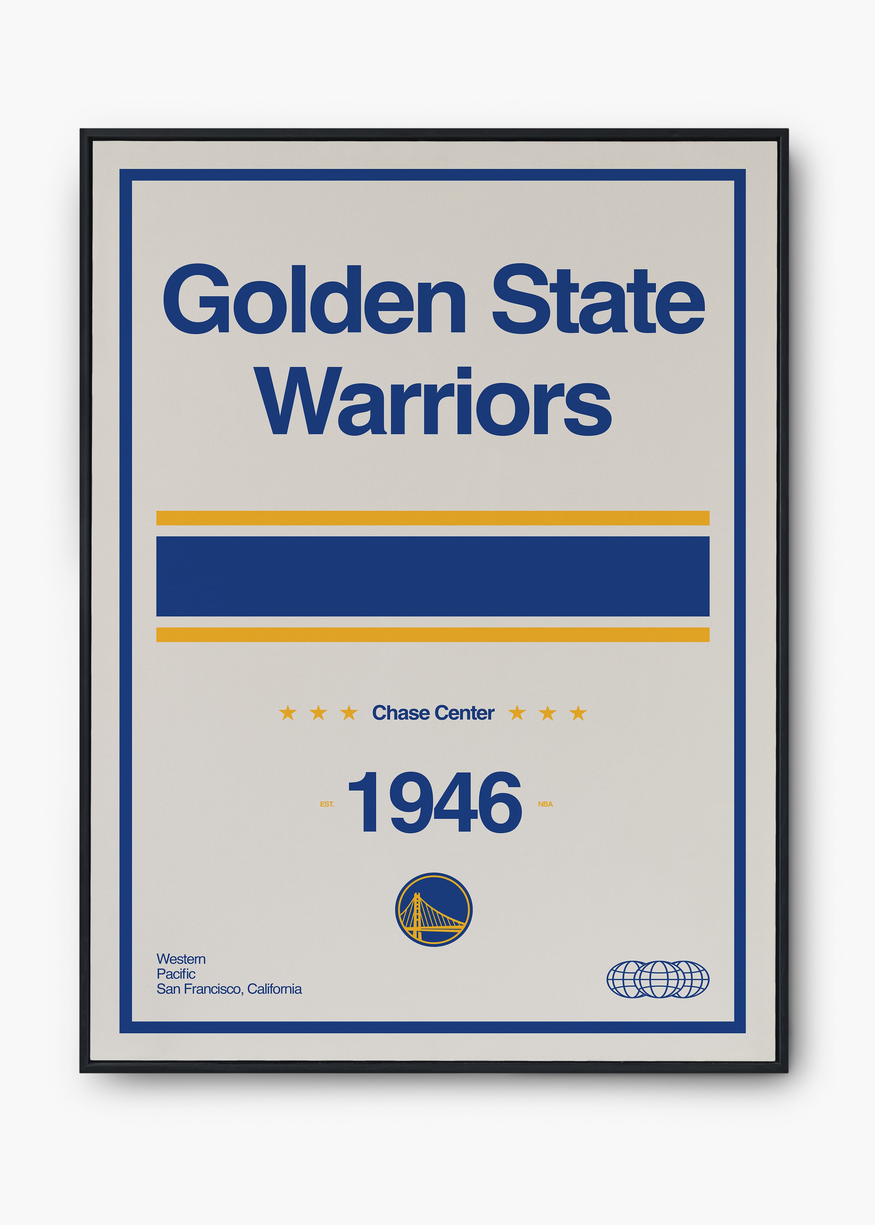 Quadro NBA Golden State Warriors