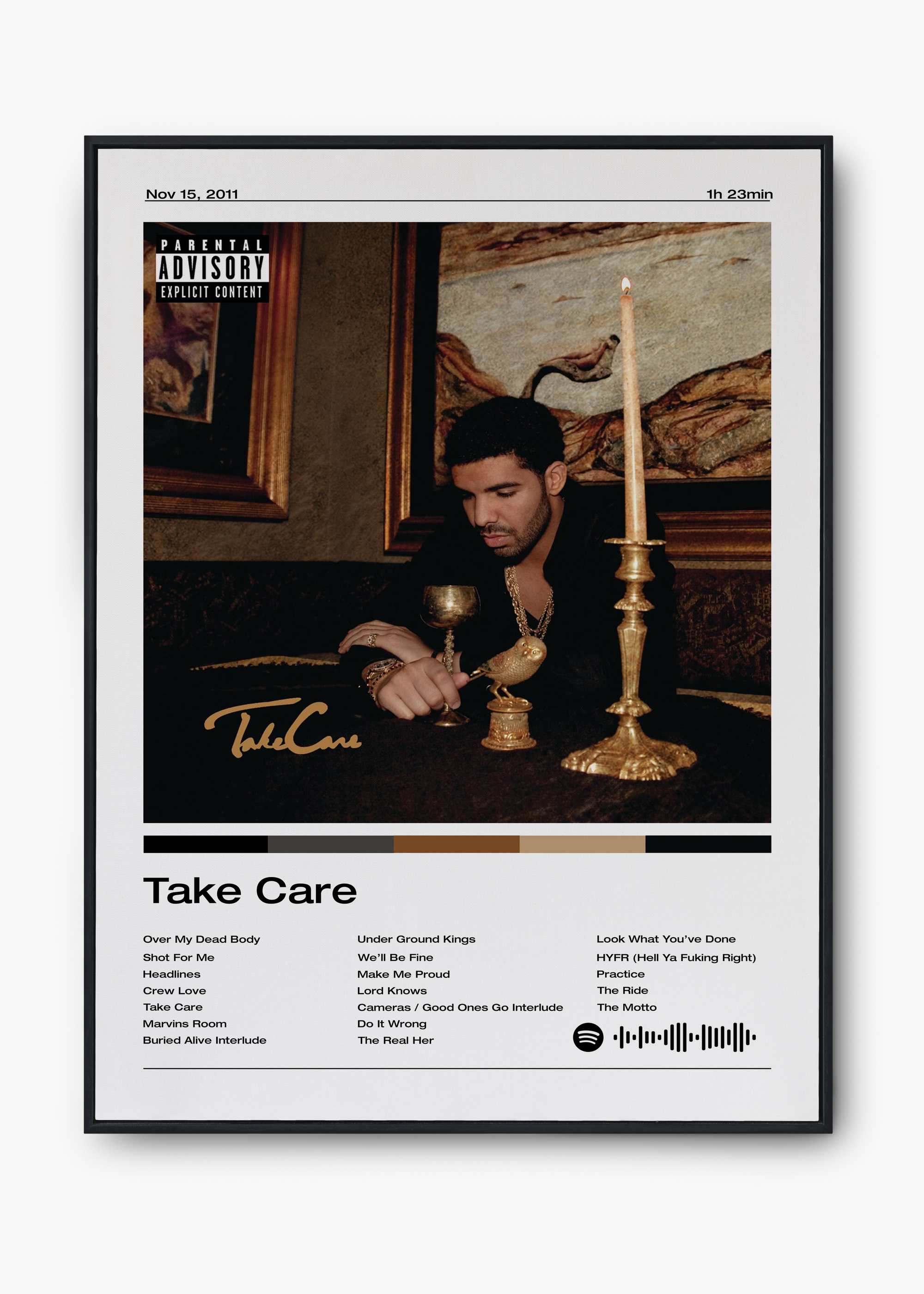 Quadro Drake Take Care - 1