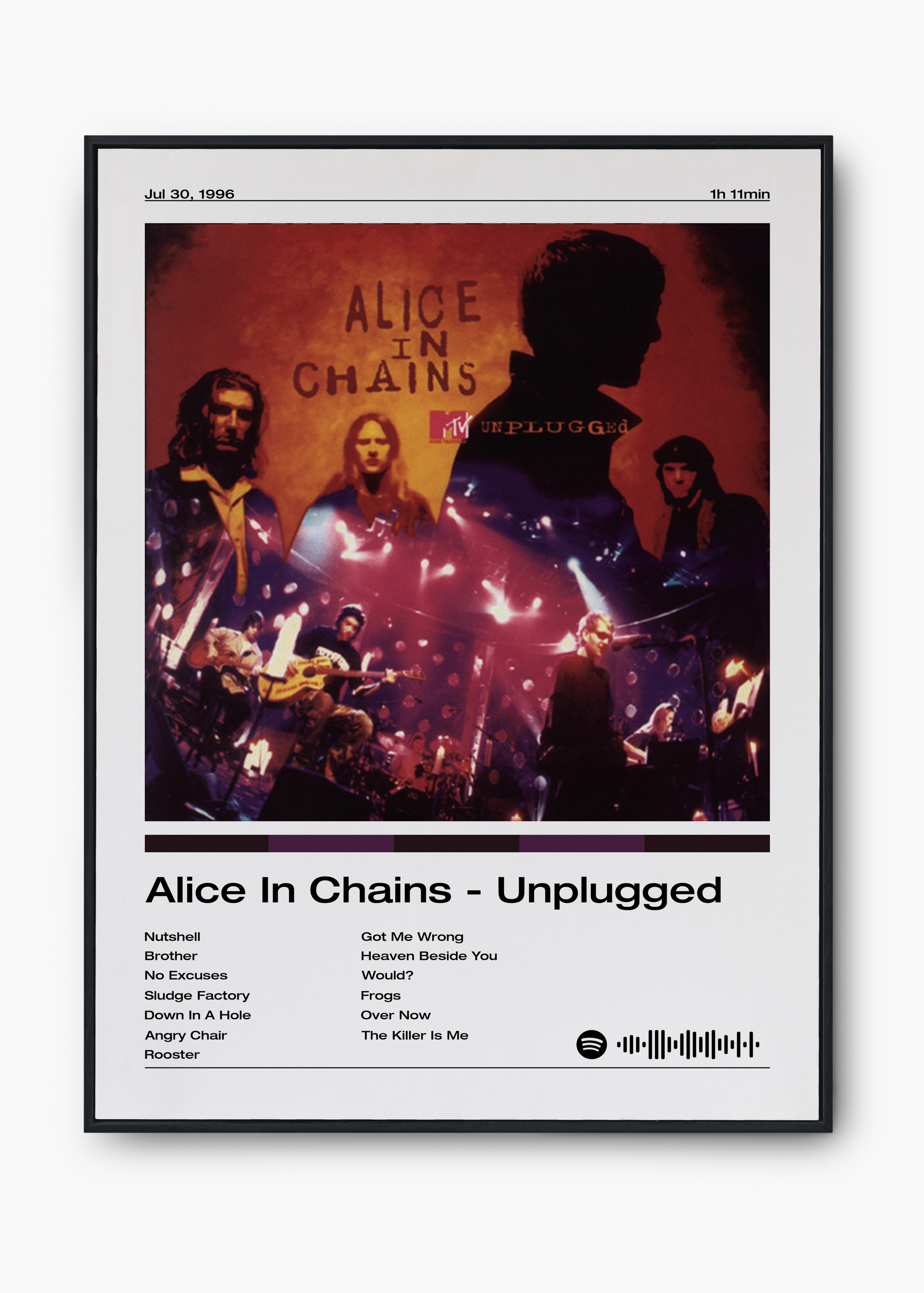 Quadro Alice in Chains Unplugged - 1