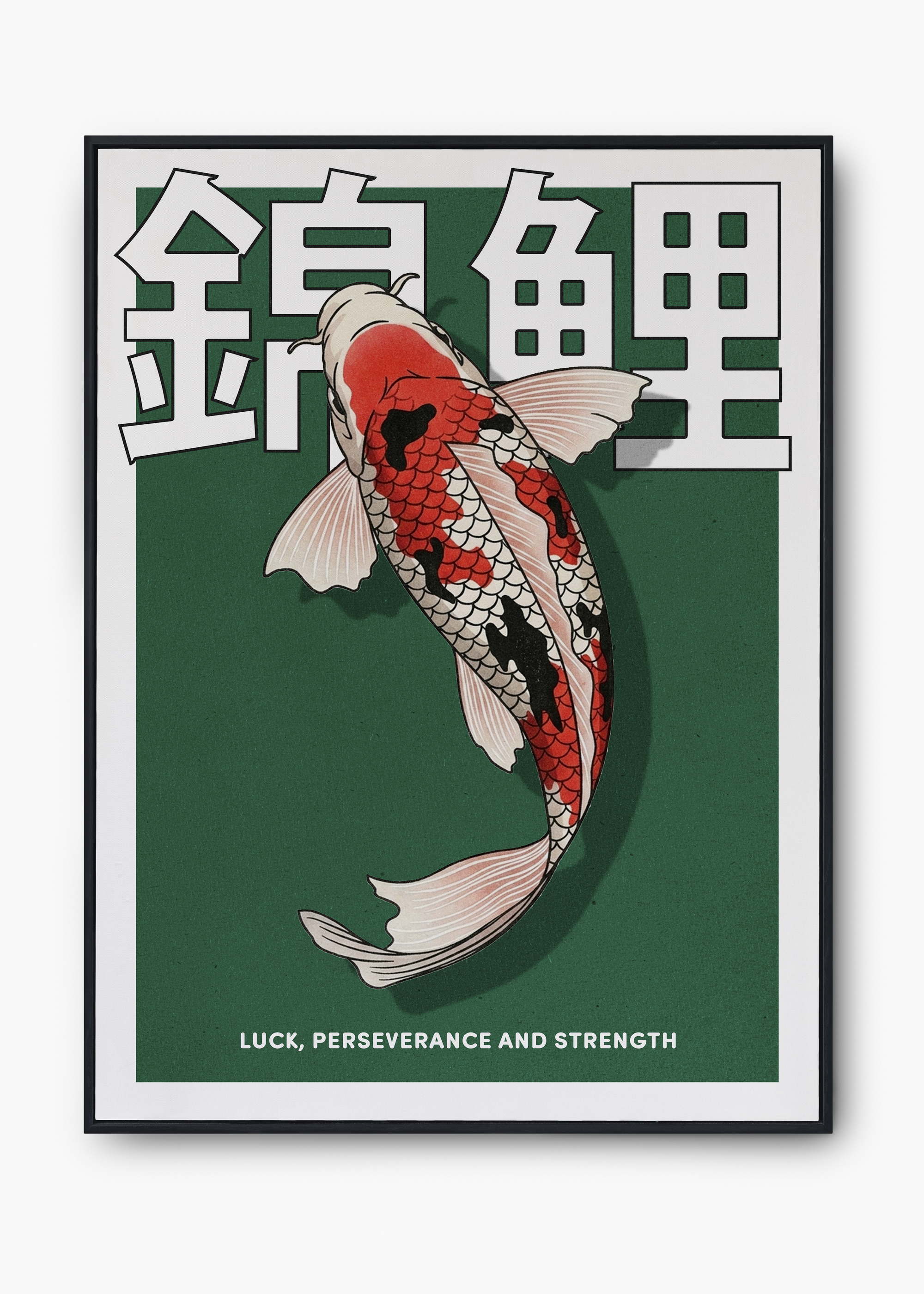 Quadro Green Koi - 1