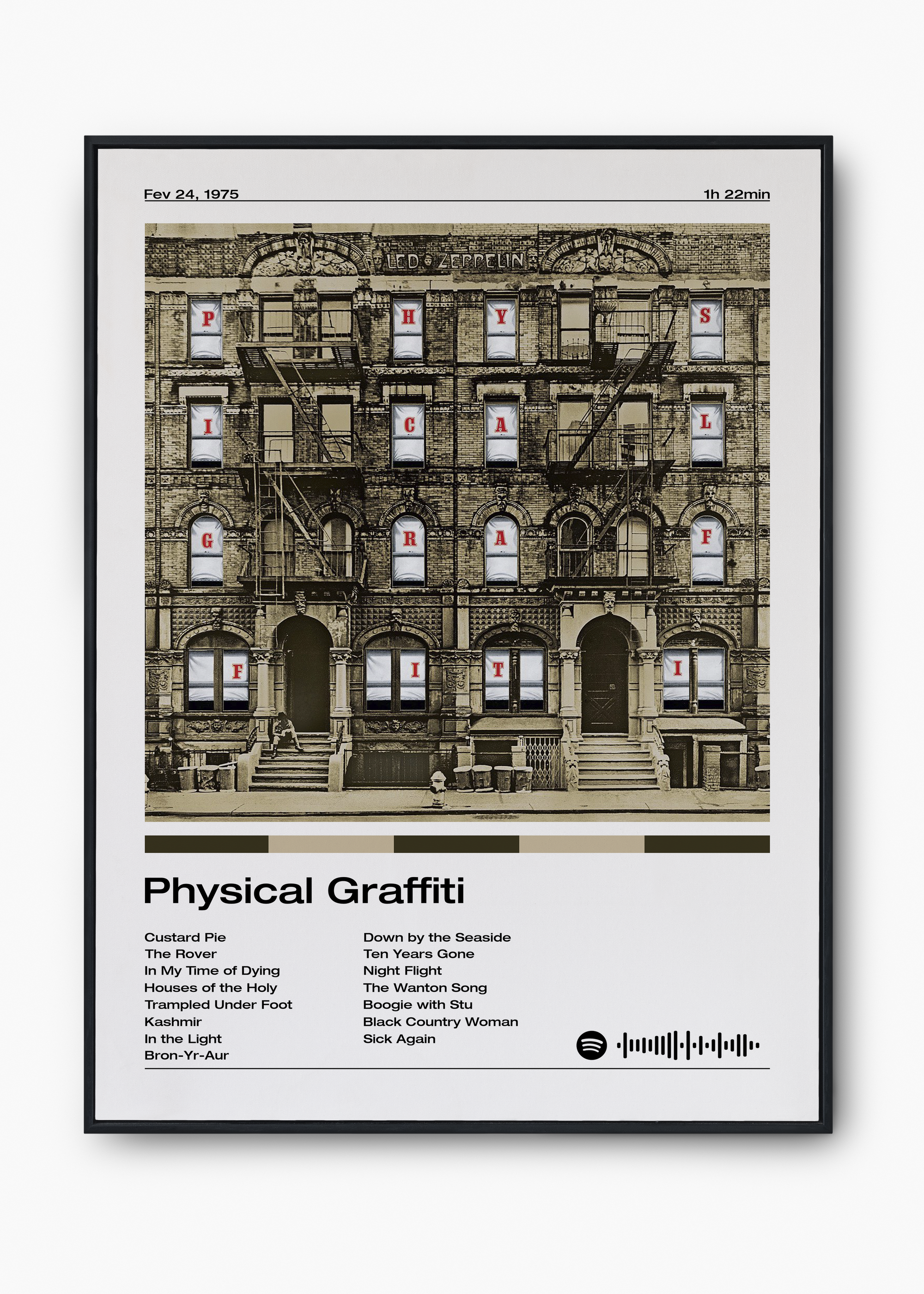 Quadro Led Zeppelin Physical Graffiti - 1