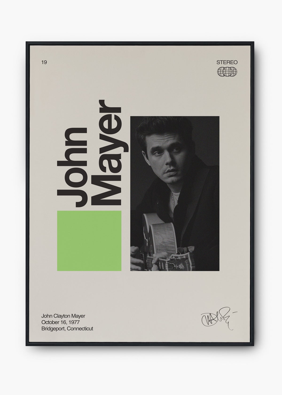 Quadro Signature John Mayer