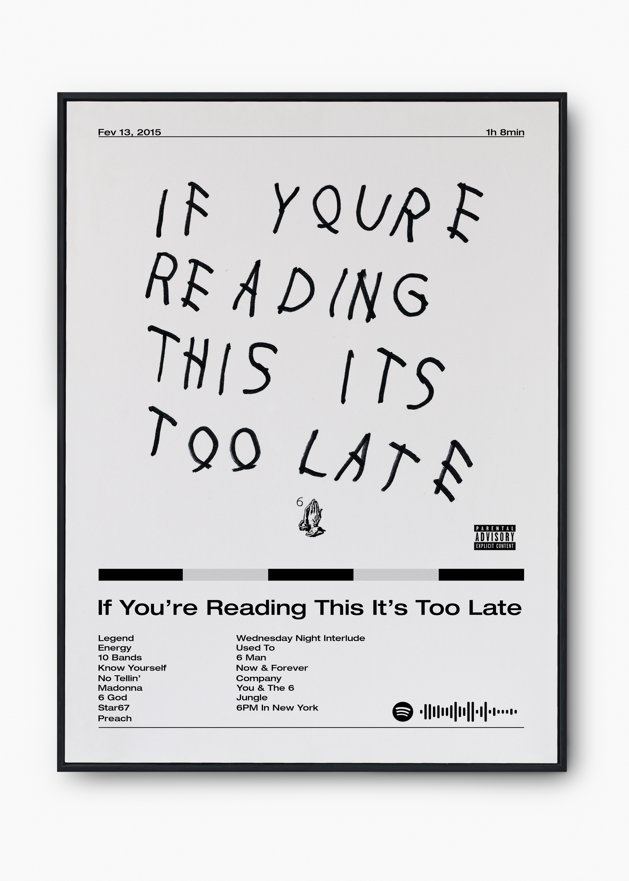 Quadro Drake If You're Reading This It's Too Late - 1