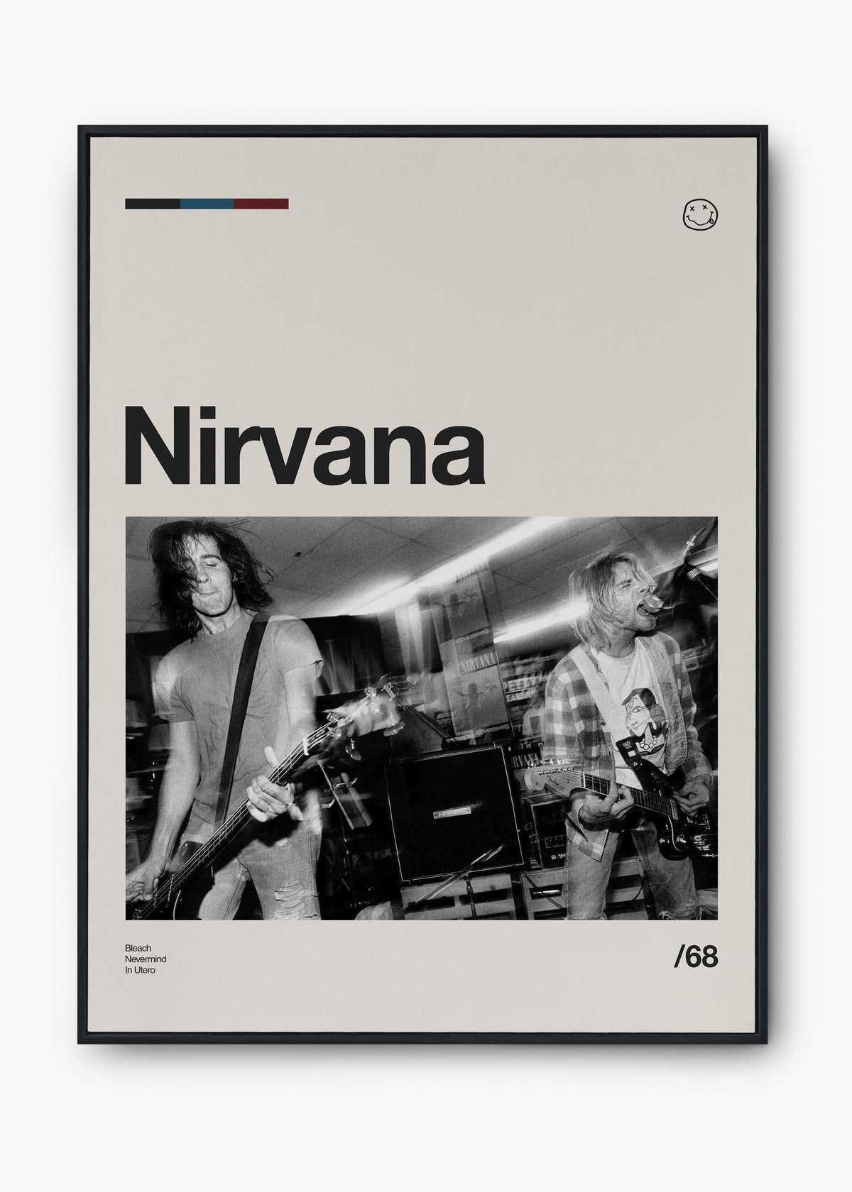 Quadro Nirvana Bandas