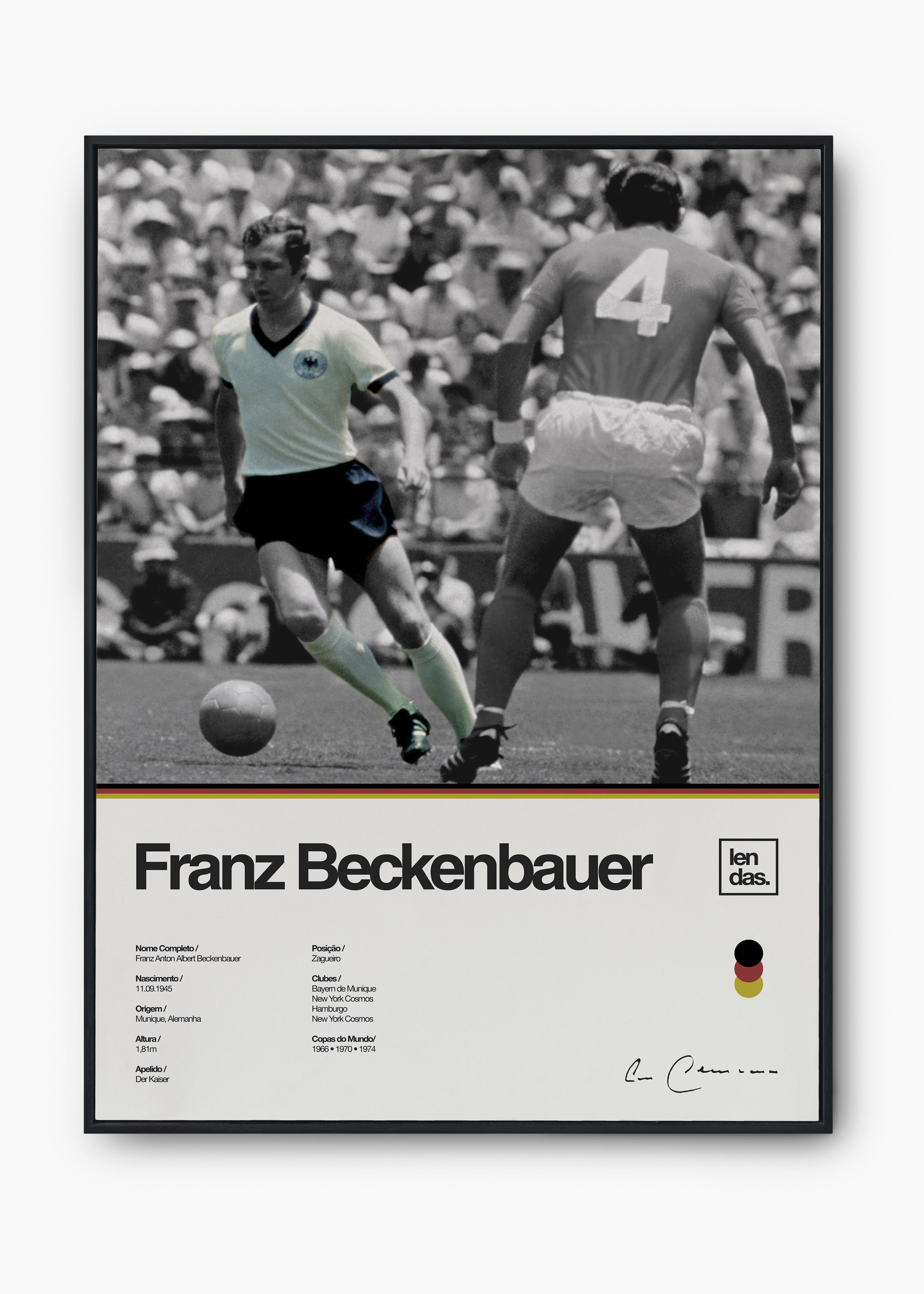 Quadro Franz Beckenbauer