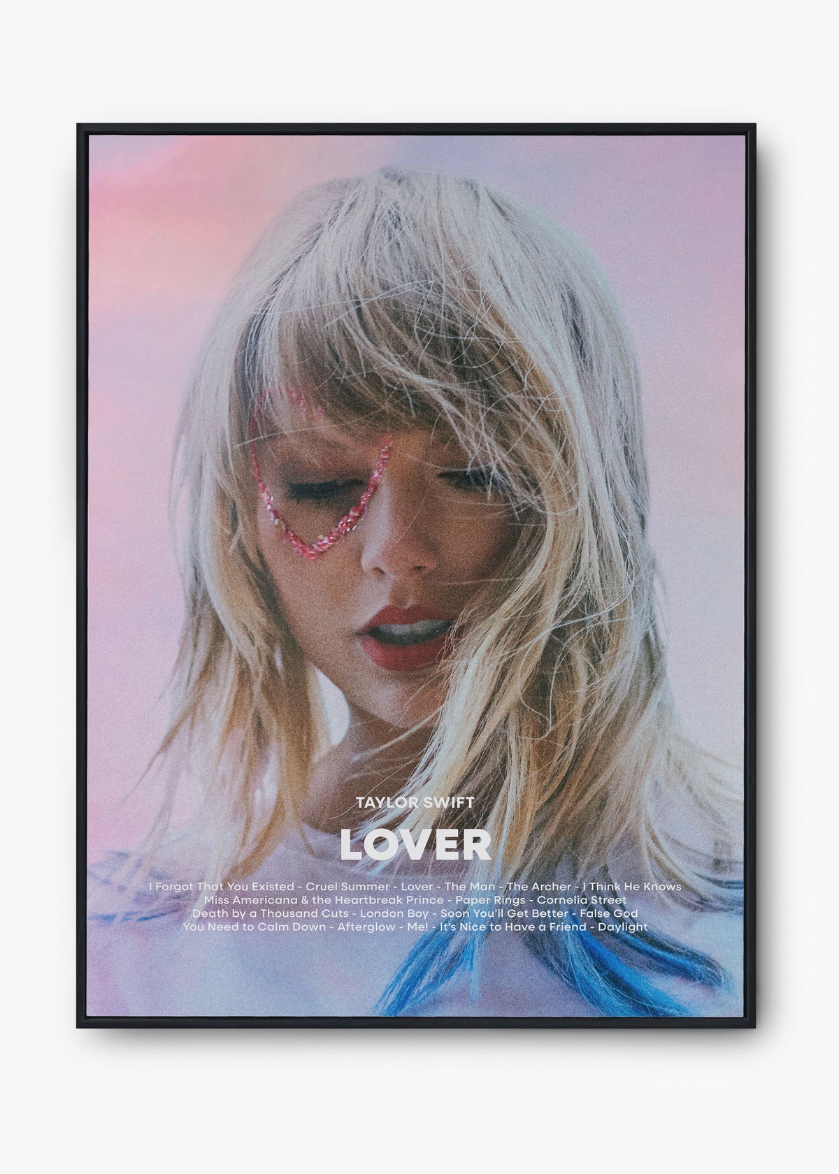 Quadro Taylor Swift Lover Capa