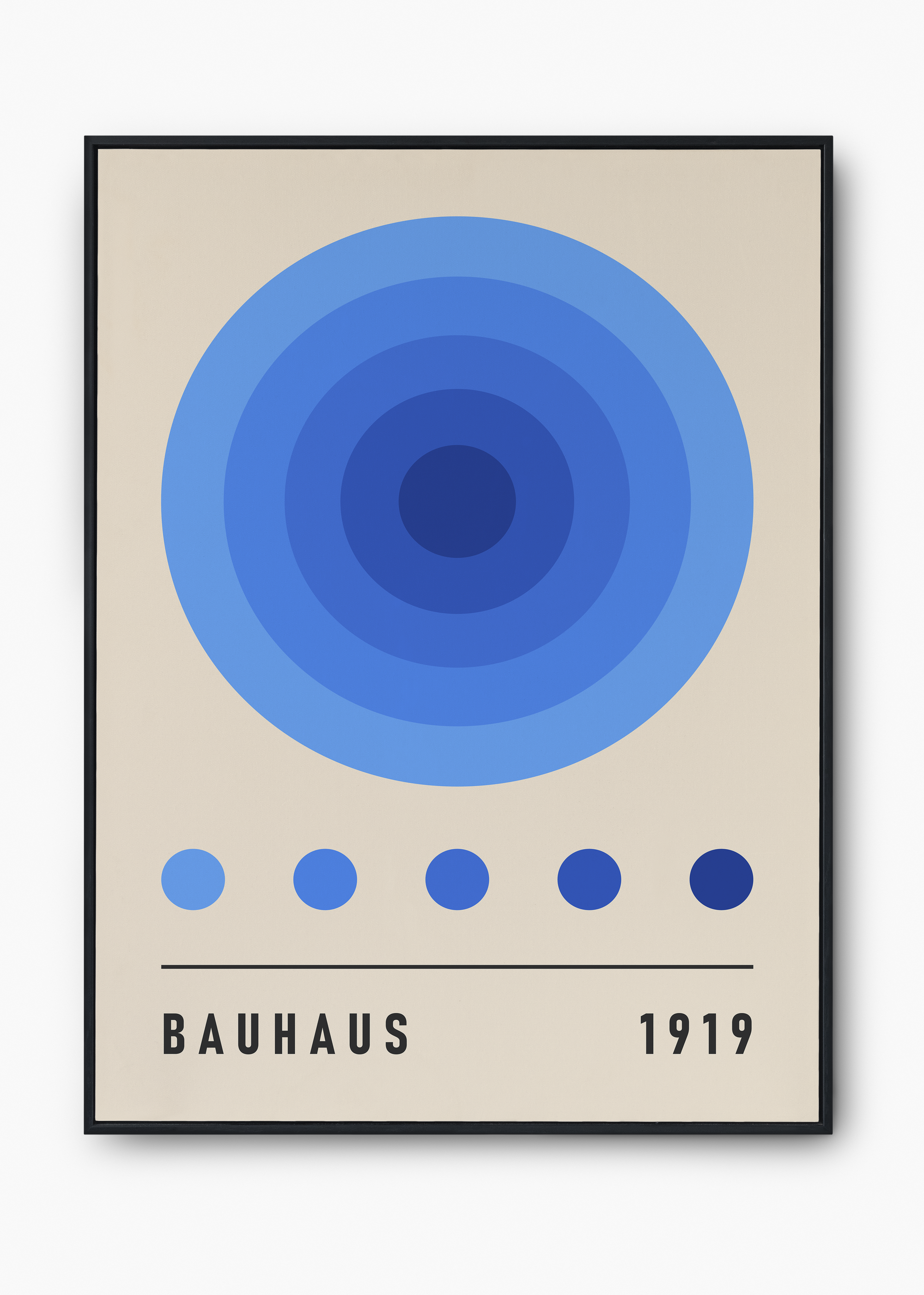 Quadro Bauhaus Circles II - 1