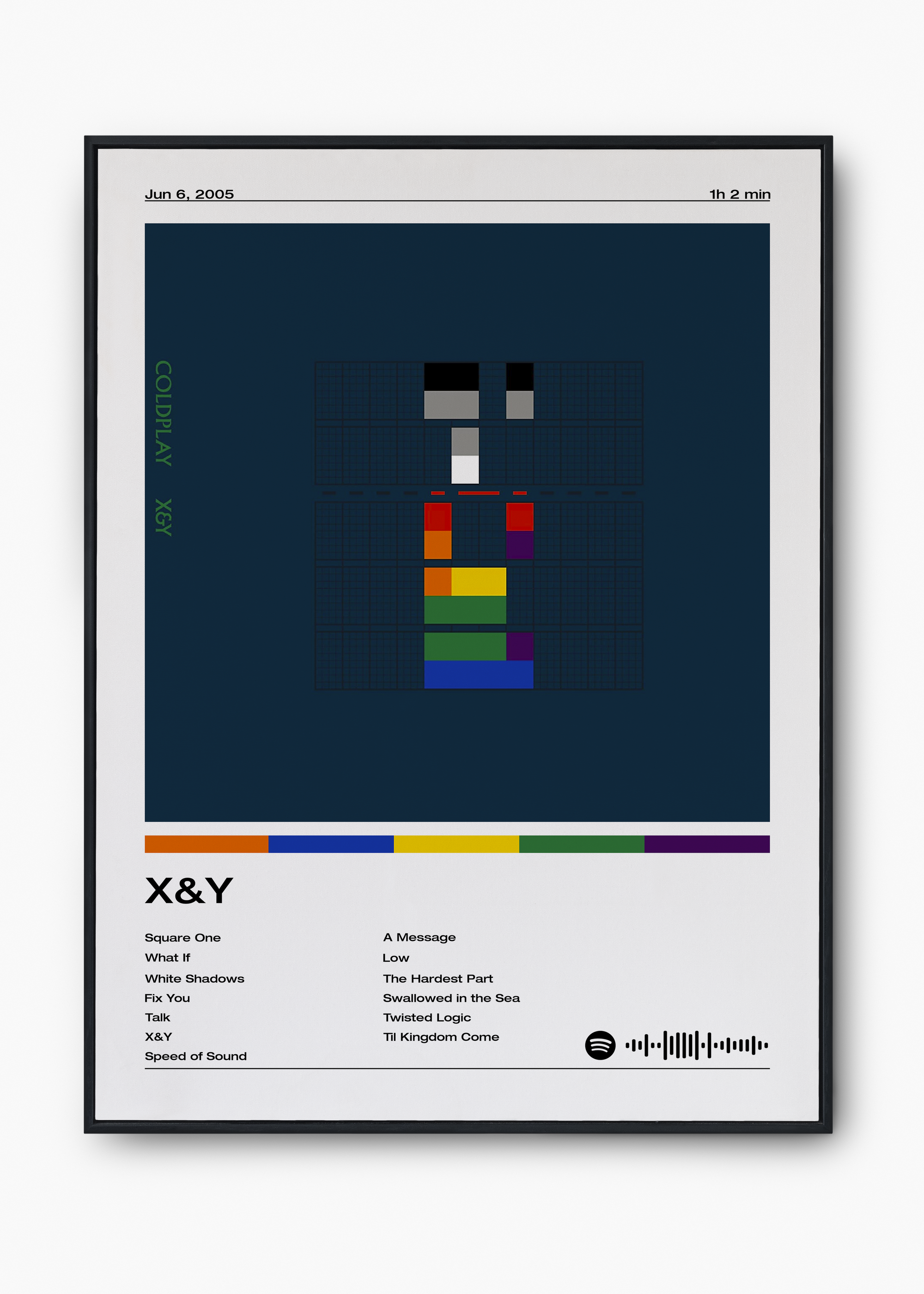 Quadro Coldplay X&Y - 1