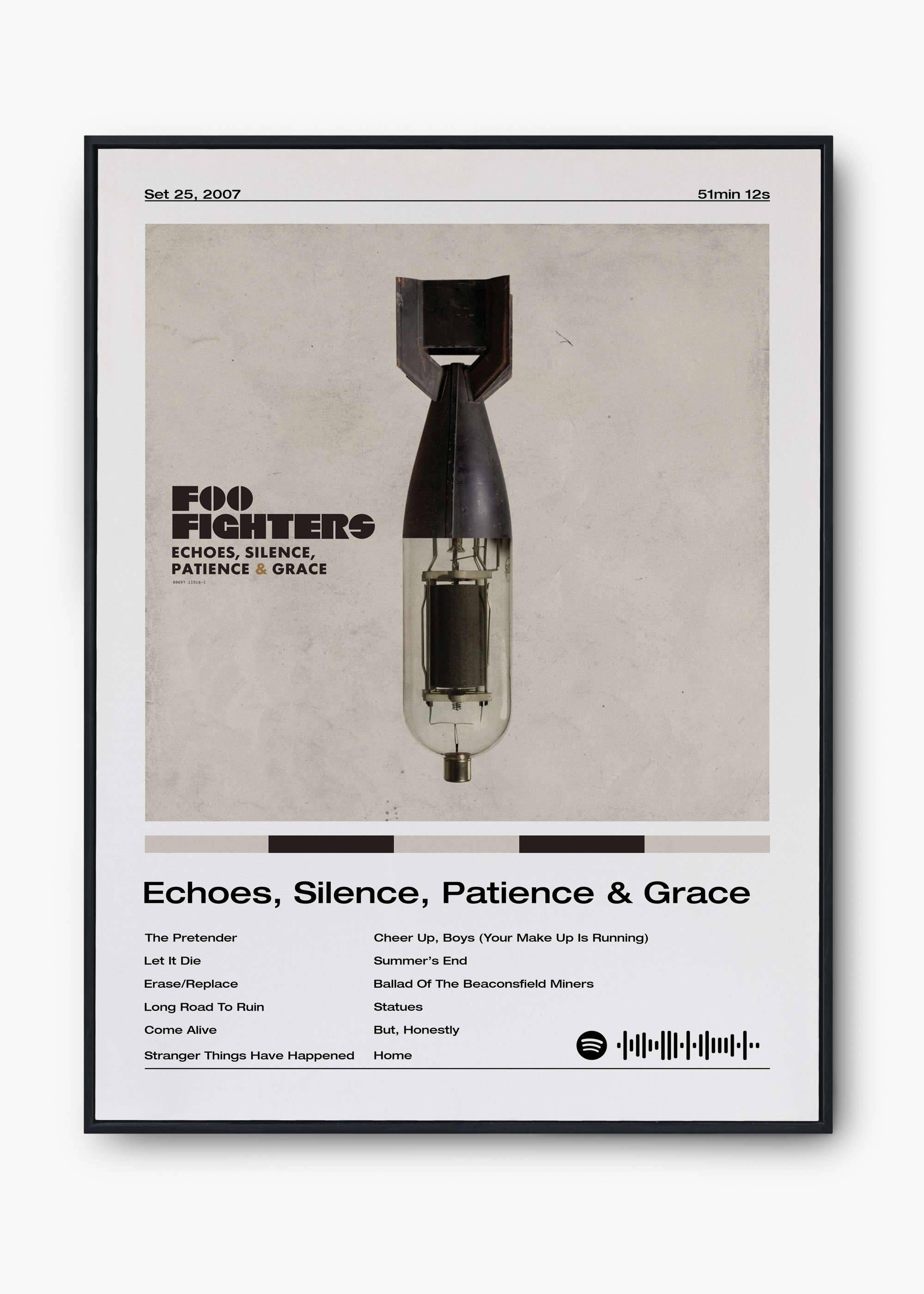 Quadro Foo Fighters Echoes, Silence, Patience & Grace - 1