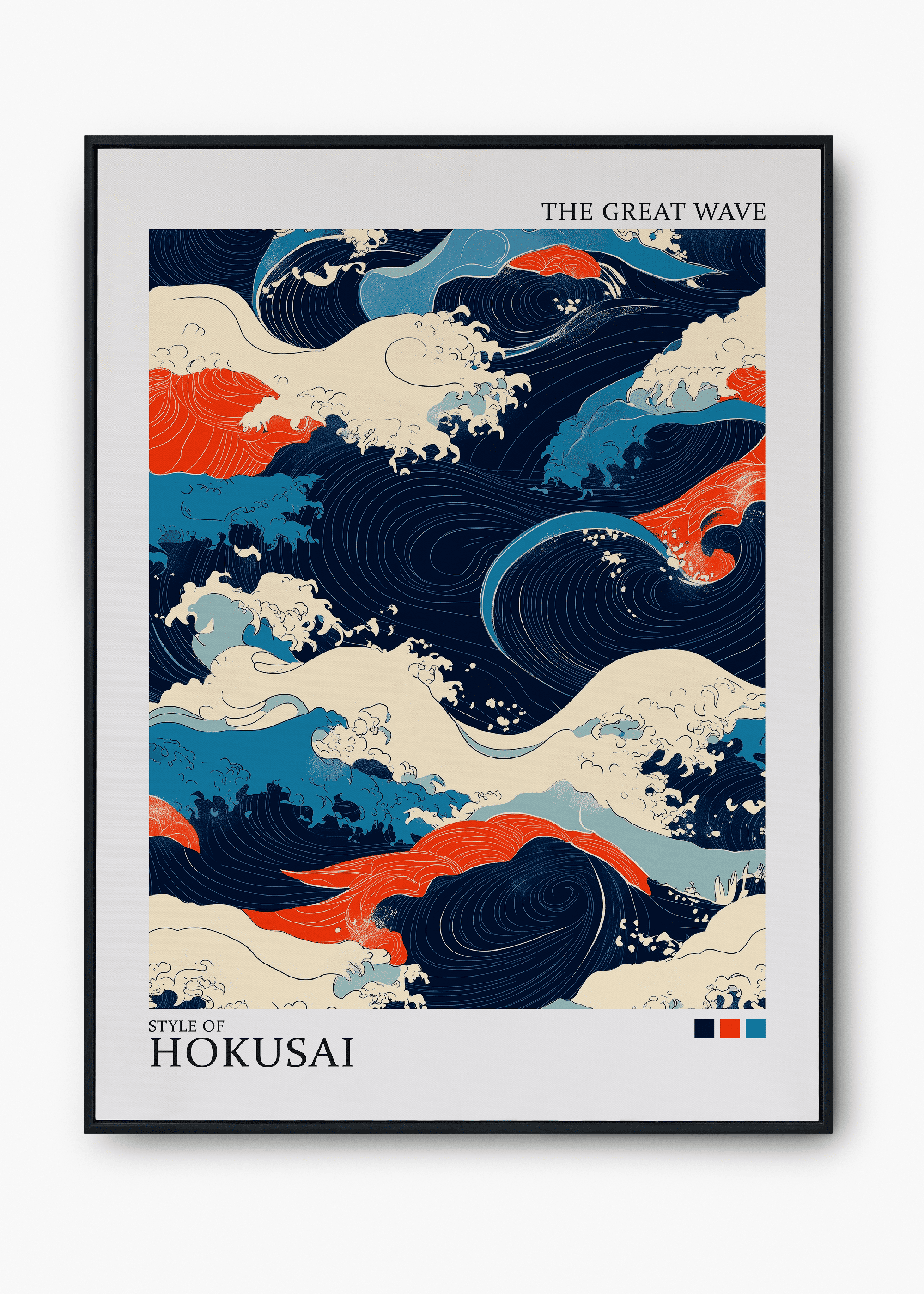 Quadro Japones Hokasai Wave - 1