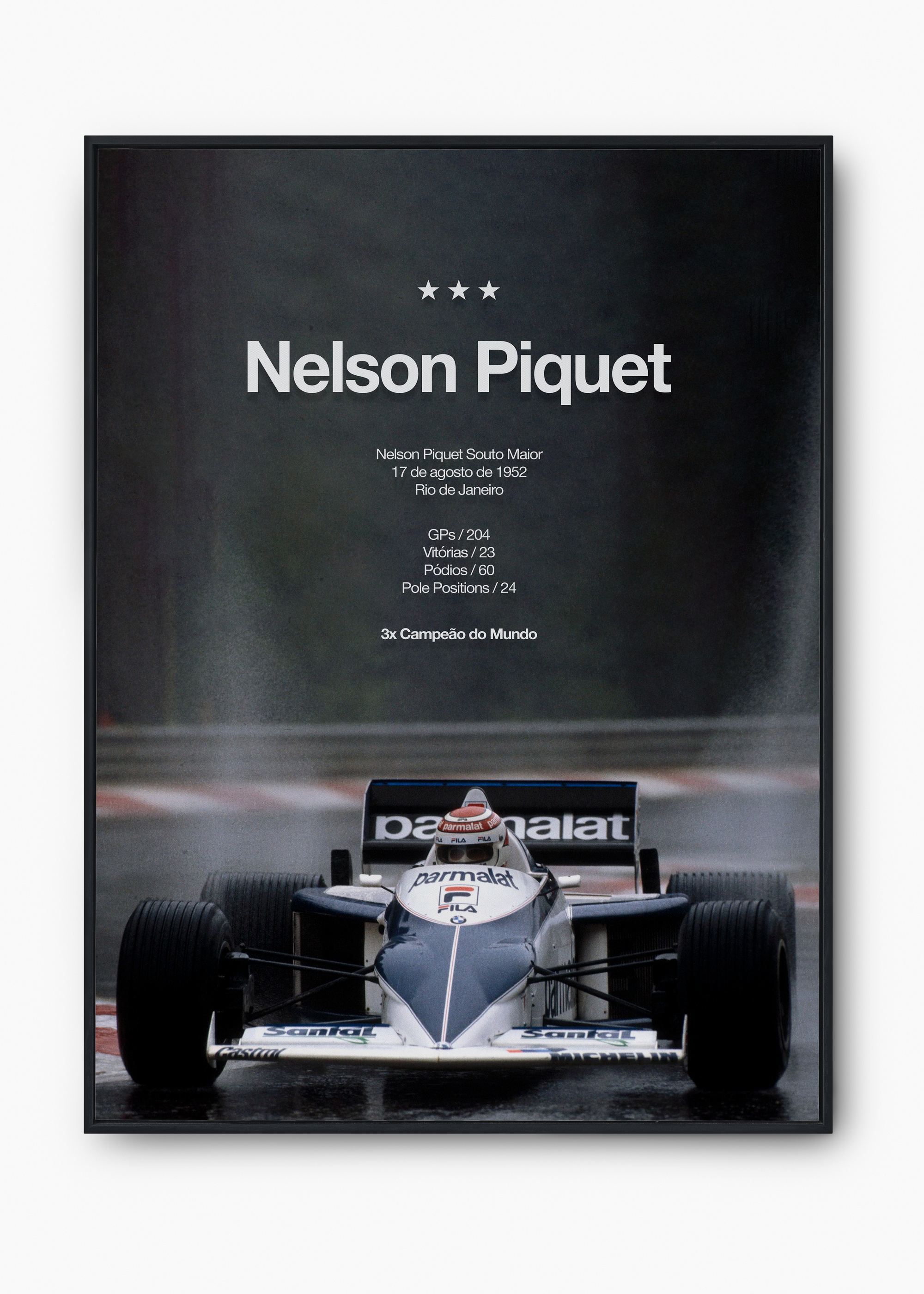 Quadro Nelson Piquet - 1