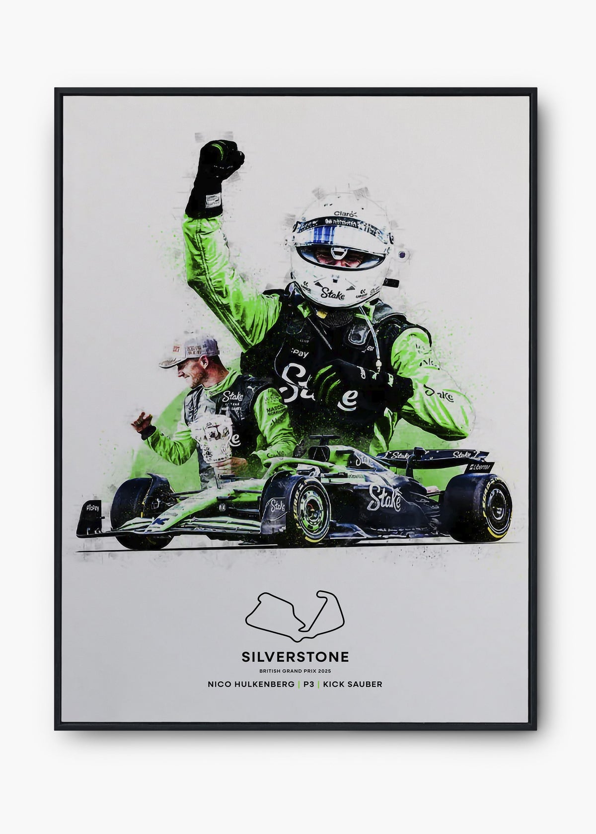 Quadro Nico Hulkenberg - P3 - Silverstone 2025
